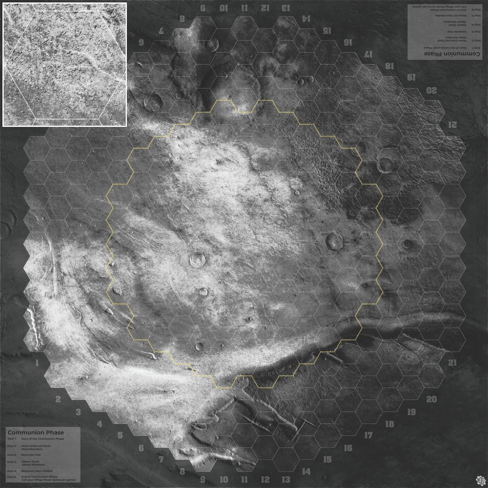 Mats by Mars: Moon Landing Tabletop Wargaming Play Mat