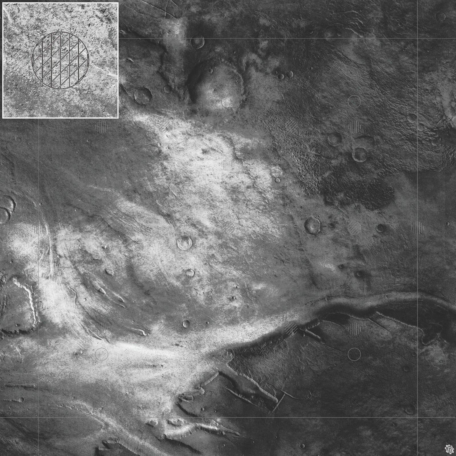 Mats by Mars: Moon Landing Tabletop Wargaming Play Mat