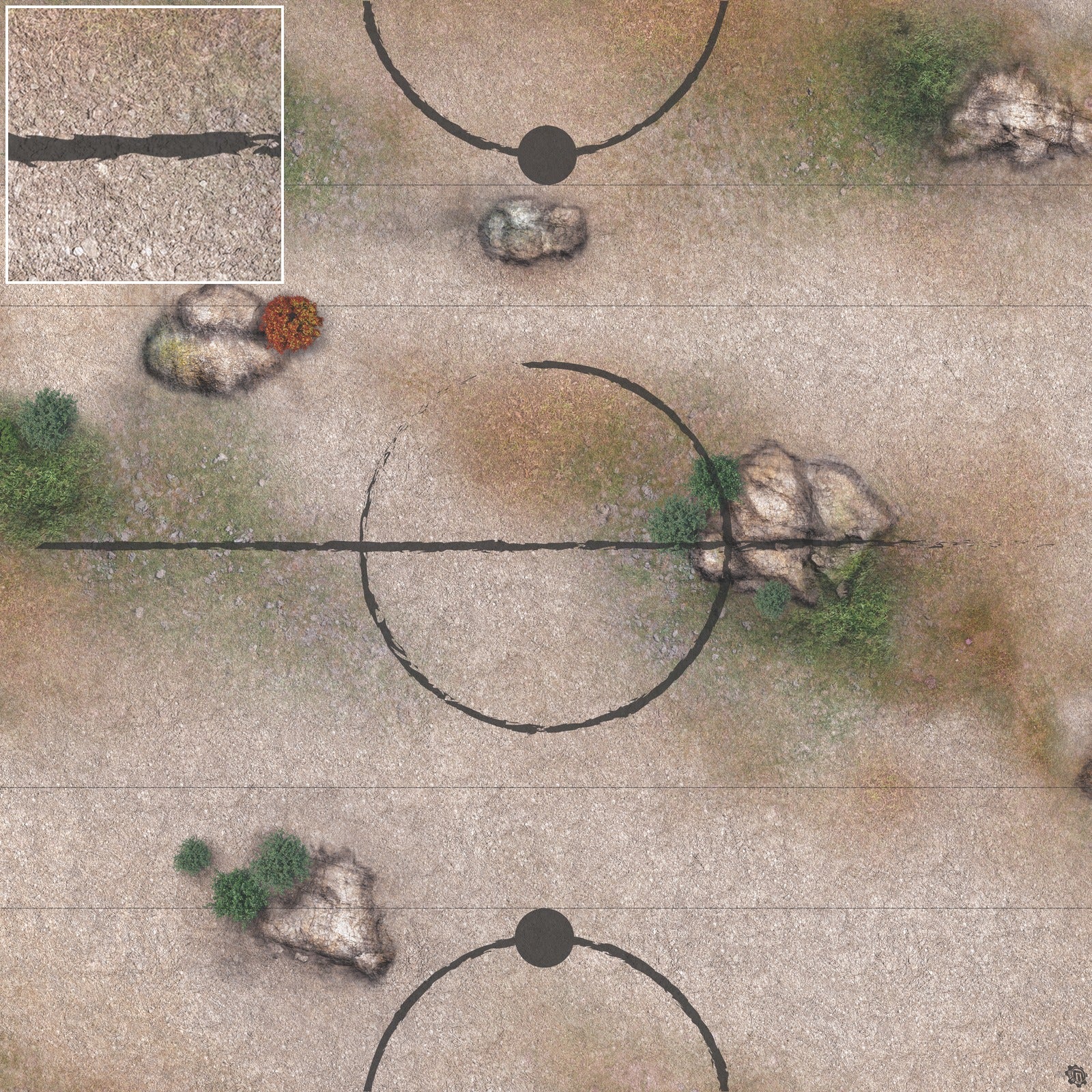 Mats by Mars: Hellenic Plateau Tabletop Wargaming Play Mat