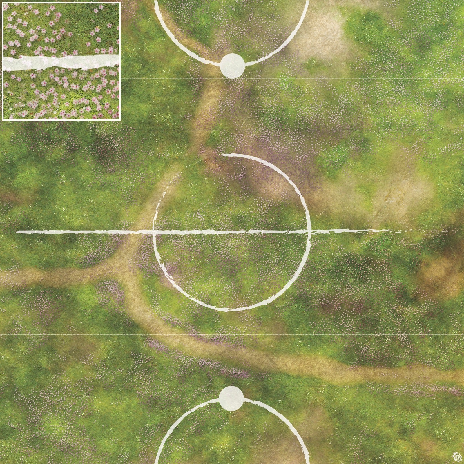 Mats by Mars: Cherry Blossom Crossroads Tabletop Wargaming Play Mat