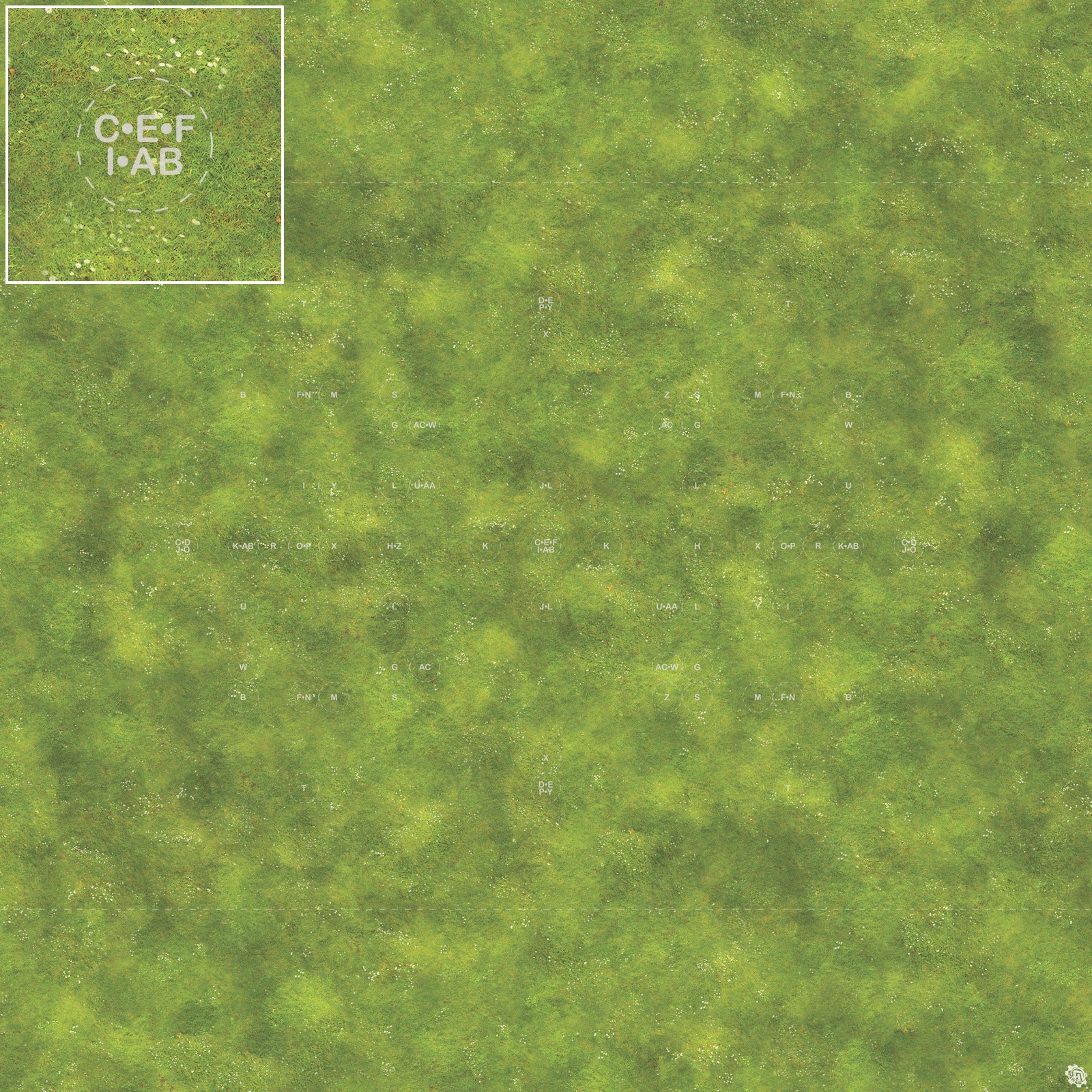 Flourishing Field Tabletop Wargaming Play Mat