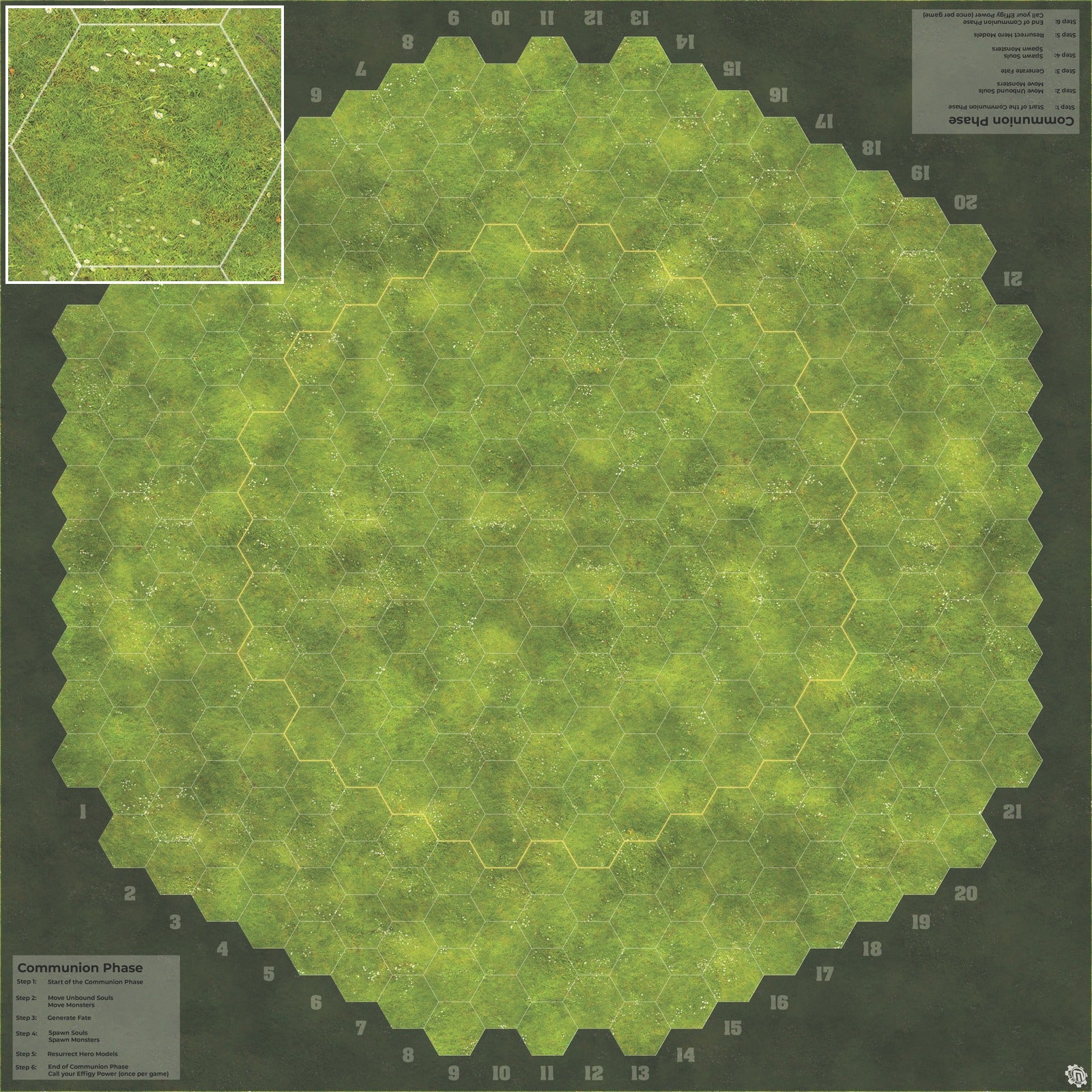 Flourishing Field Tabletop Wargaming Play Mat