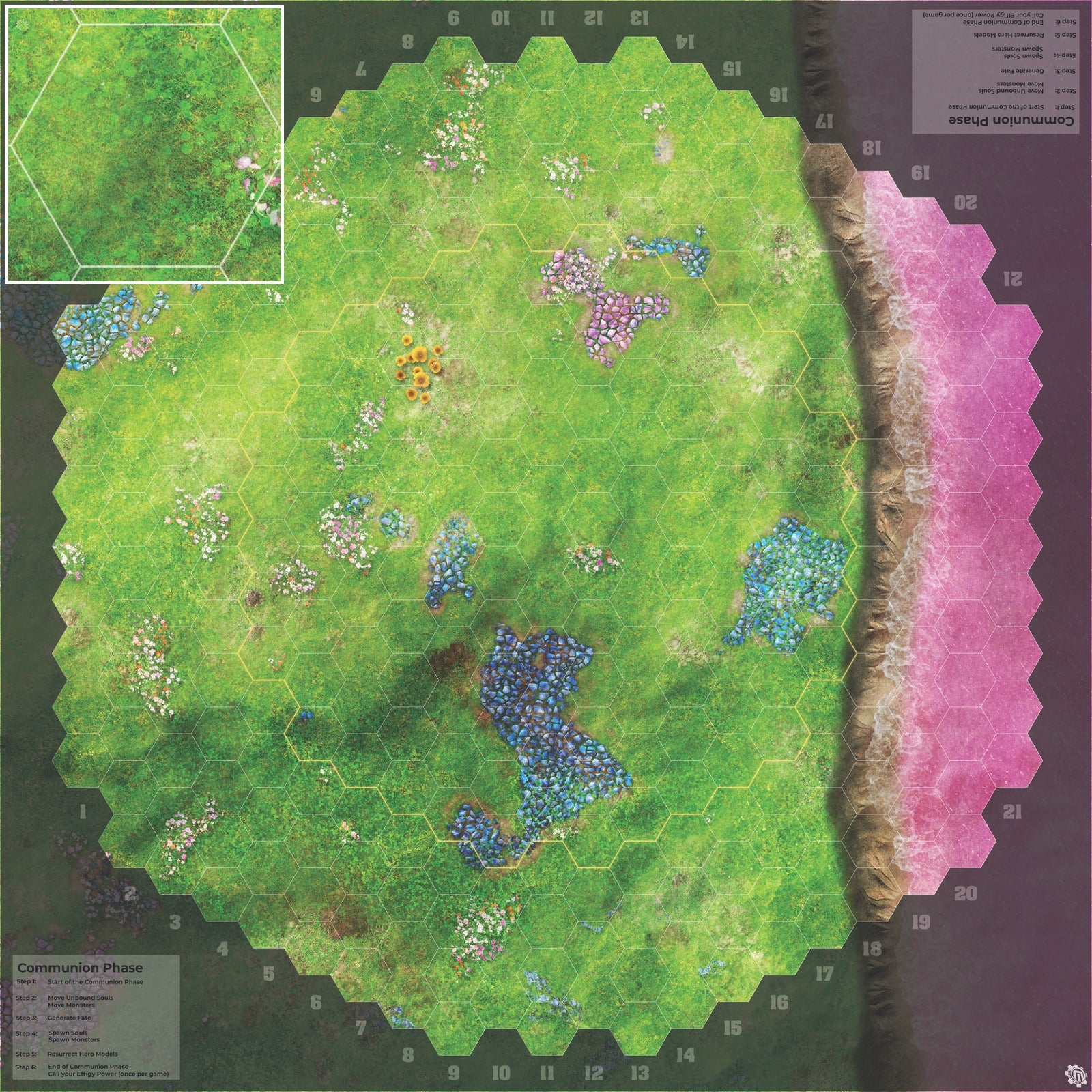 Mats by Mars: Faewild Shore Tabletop Wargaming Play Mat