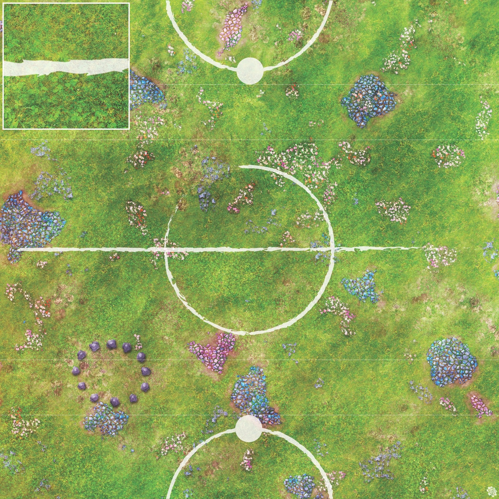 Mats by Mars: Faewild Fields Tabletop Wargaming Play Mat