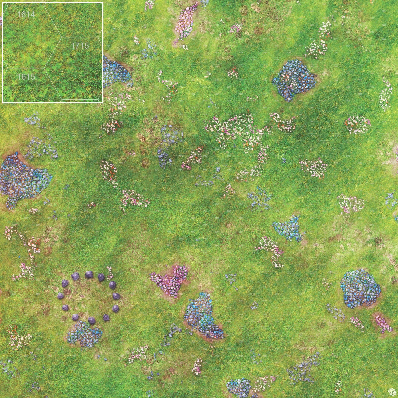 Mats by Mars: Faewild Fields Tabletop Wargaming Play Mat