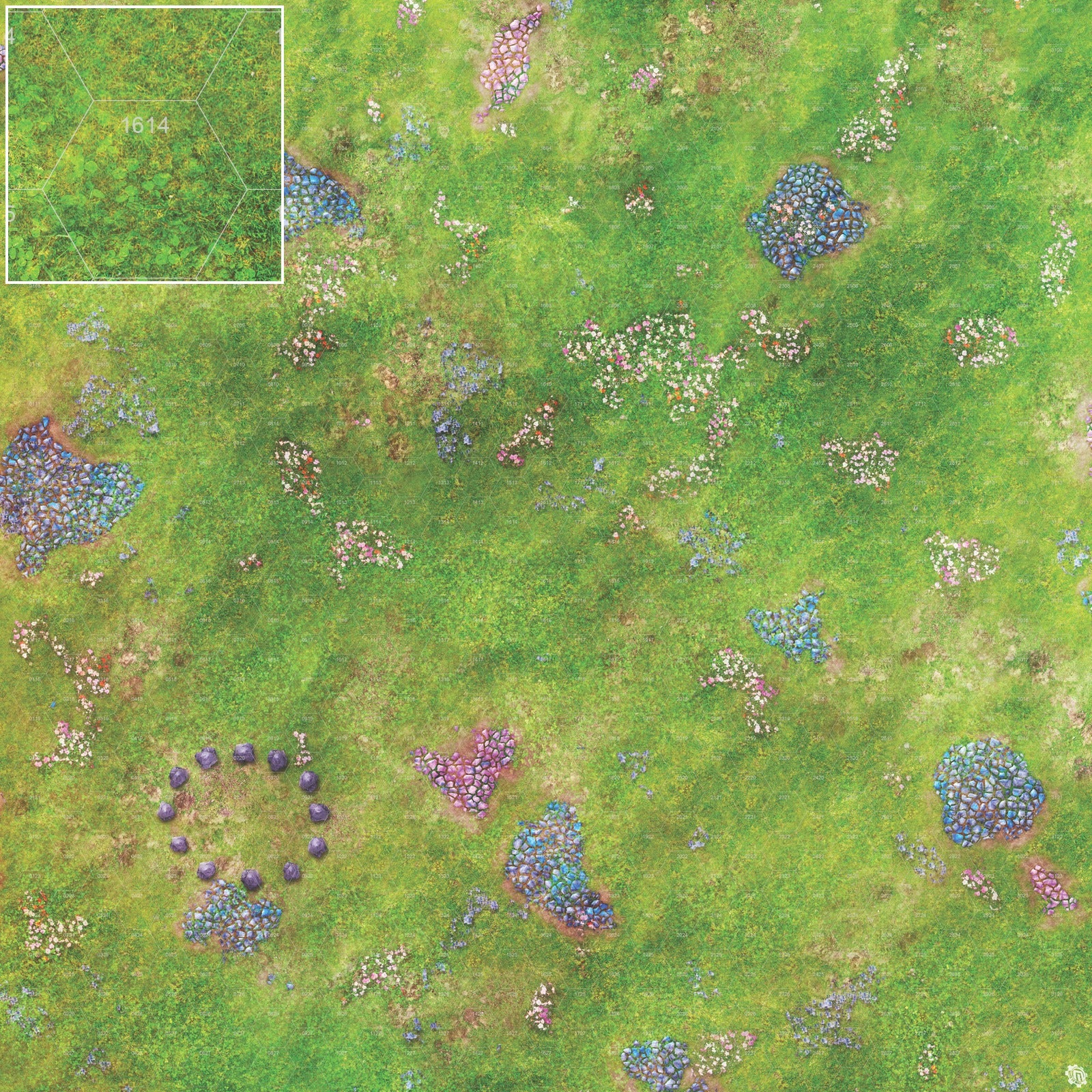 Mats by Mars: Faewild Fields Tabletop Wargaming Play Mat