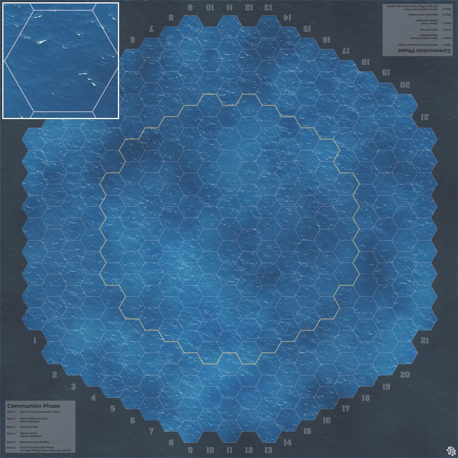 Mats by Mars: Fathomless Depths Tabletop Wargaming Play Mat