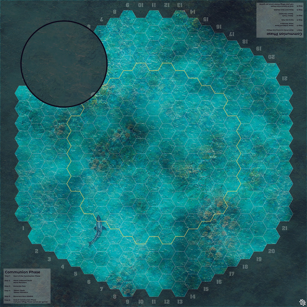 Mats by Mars: Coral Cove Tabletop Wargaming Play Mat