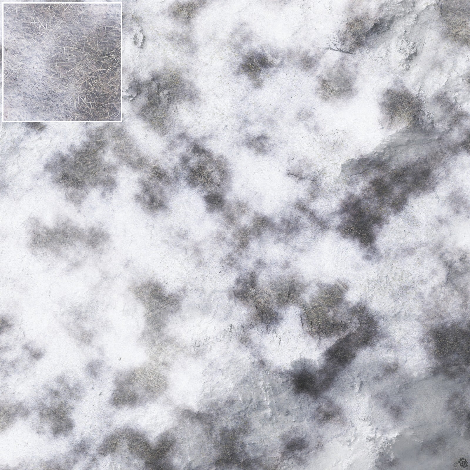 Mats by Mars: Frozen Wasteland Tabletop Wargaming Play Mat