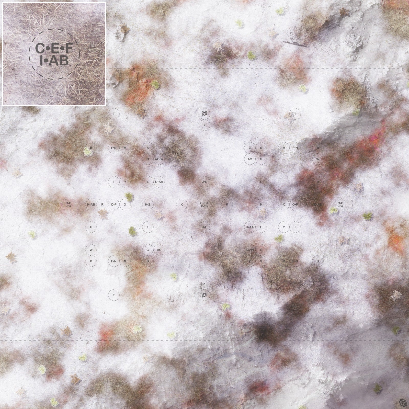 Mats by Mars: High Desert Chill Tabletop Wargaming Play Mat