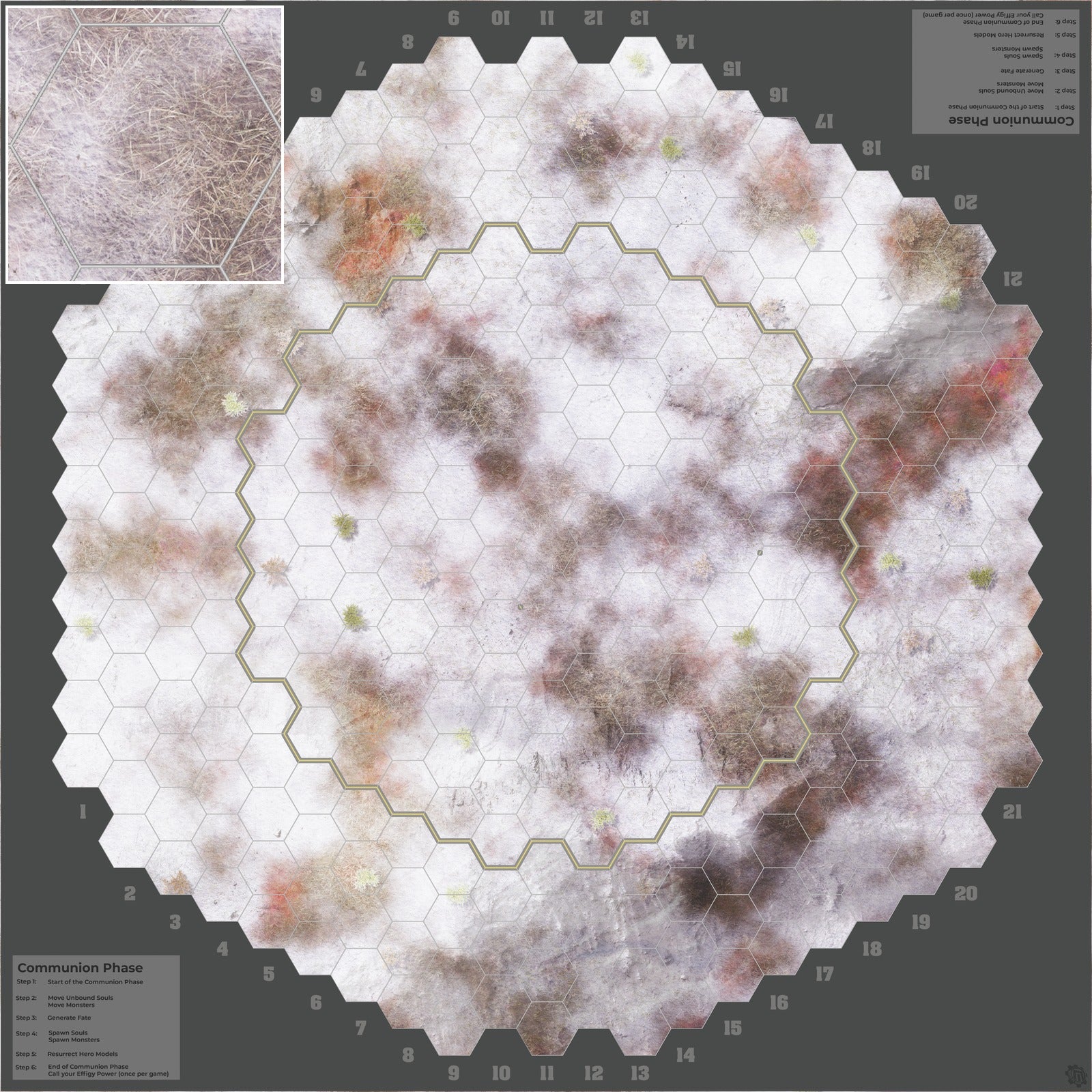 Mats by Mars: High Desert Chill Tabletop Wargaming Play Mat