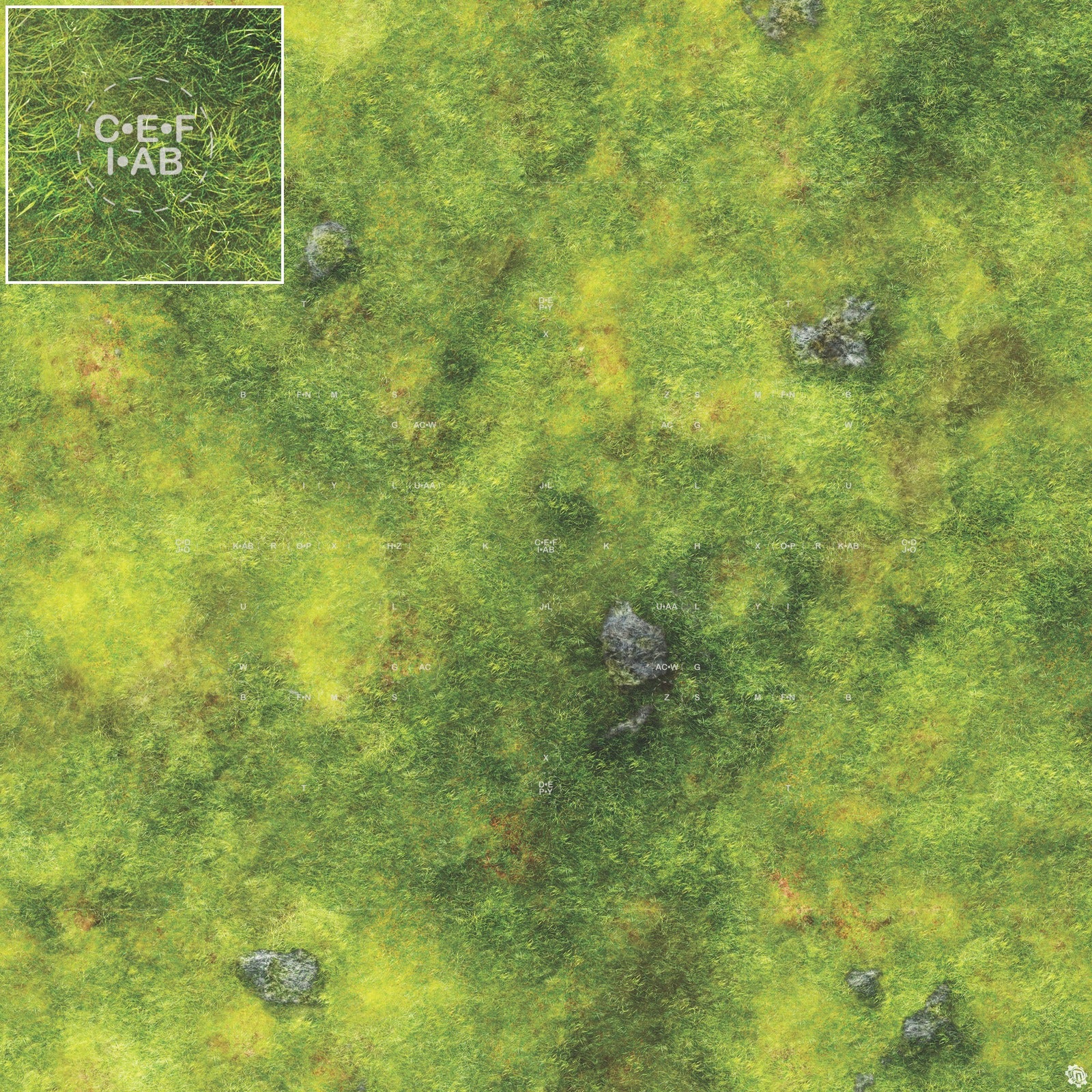 Mats by Mars: Stonehollow Hills Tabletop Wargaming Play Mat