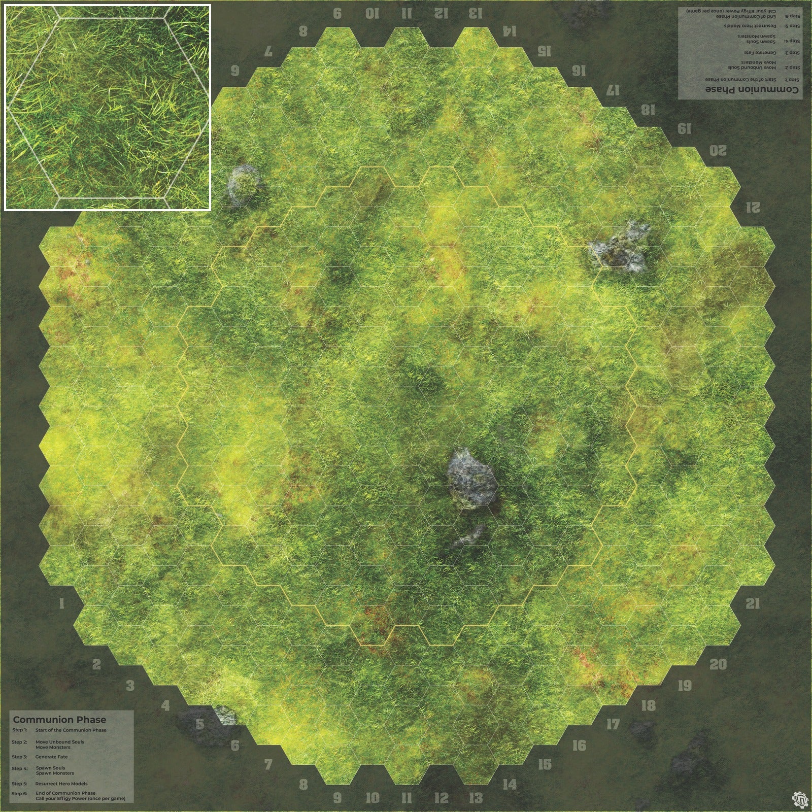 Mats by Mars: Stonehollow Hills Tabletop Wargaming Play Mat