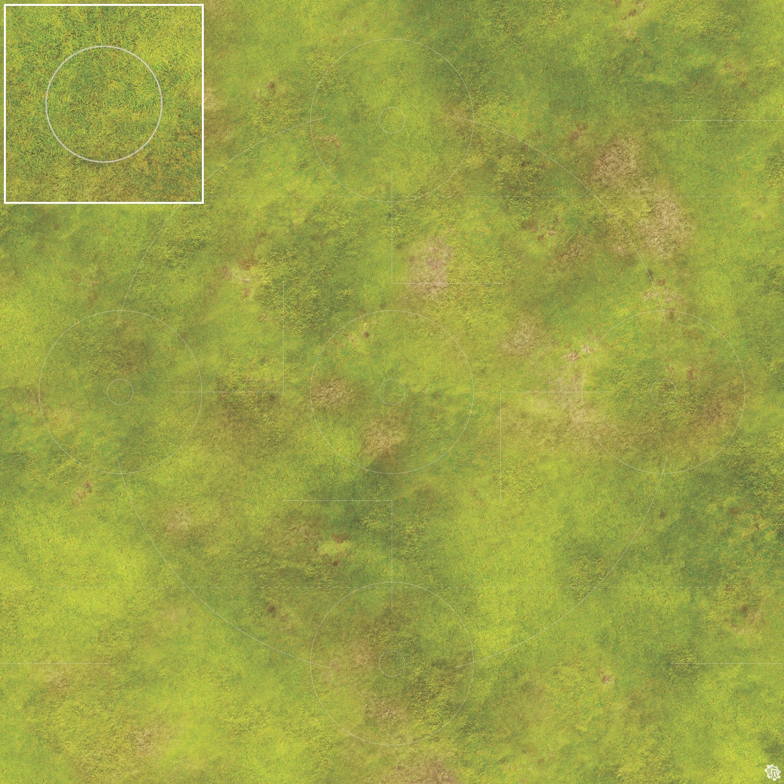 Mats by Mars: Peaceful Prairie Tabletop Wargaming Play Mat