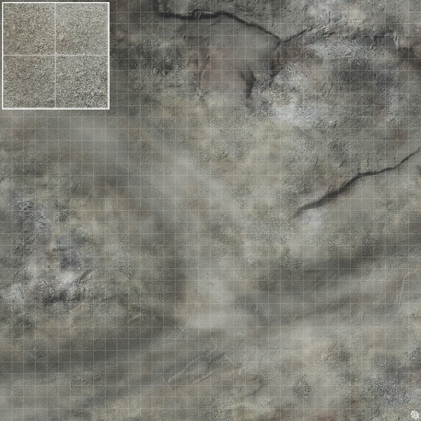 Mats by Mars: Ashen Wastes Tabletop Wargaming Play Mat