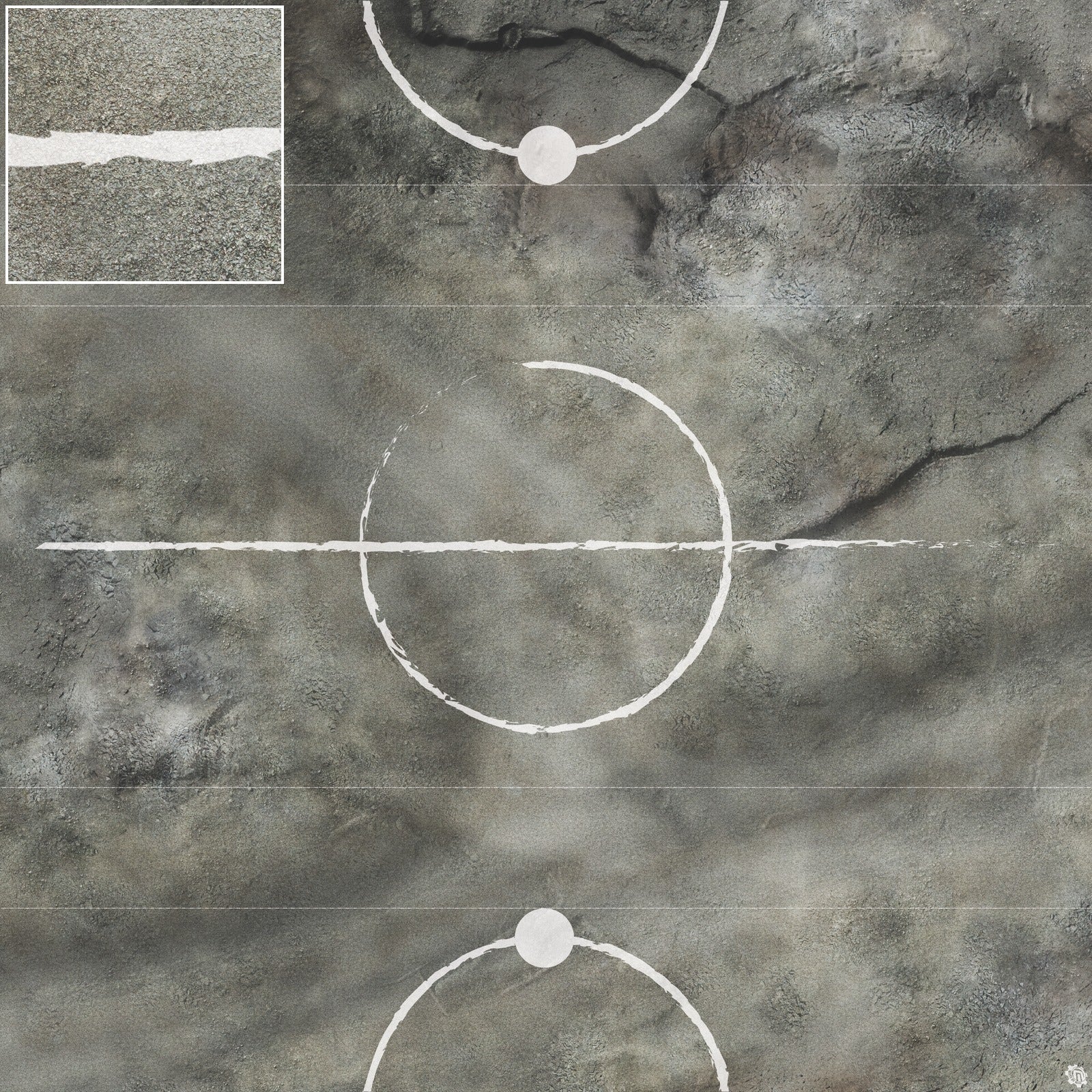 Mats by Mars: Ashen Wastes Tabletop Wargaming Play Mat