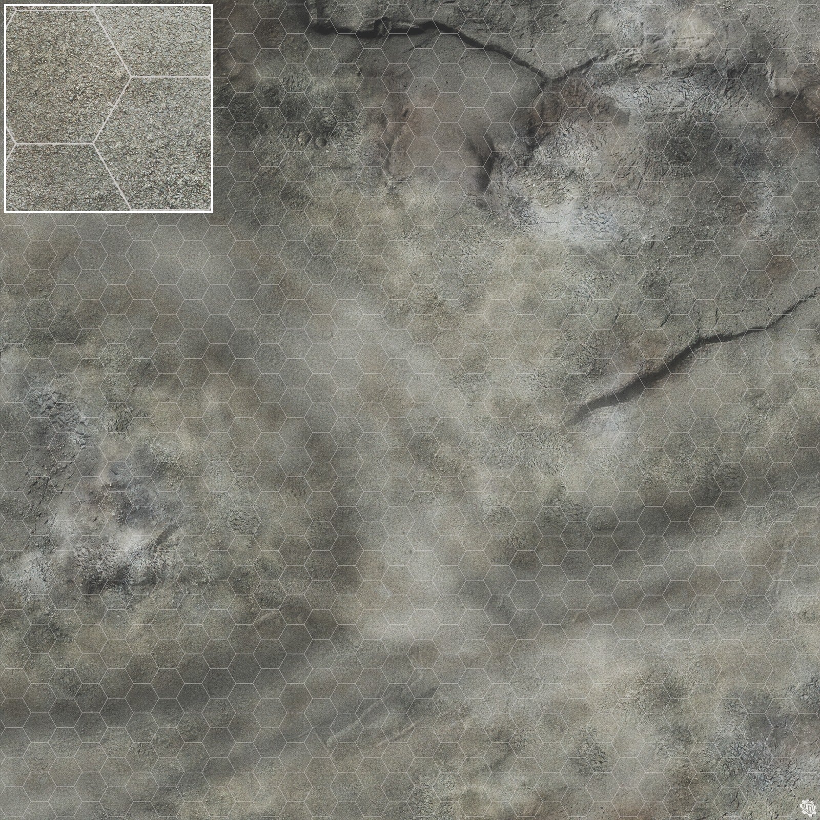Mats by Mars: Ashen Wastes Tabletop Wargaming Play Mat