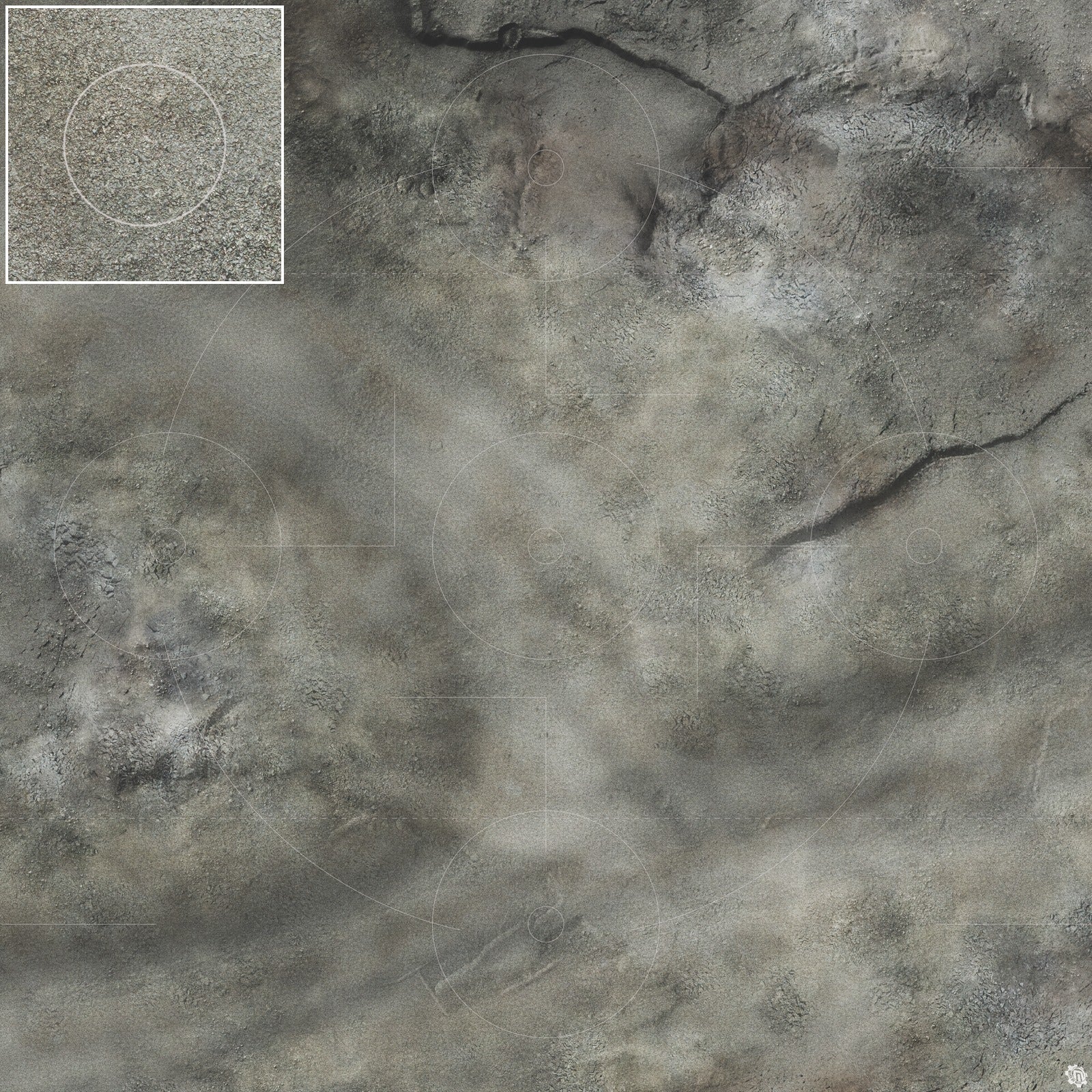 Mats by Mars: Ashen Wastes Tabletop Wargaming Play Mat