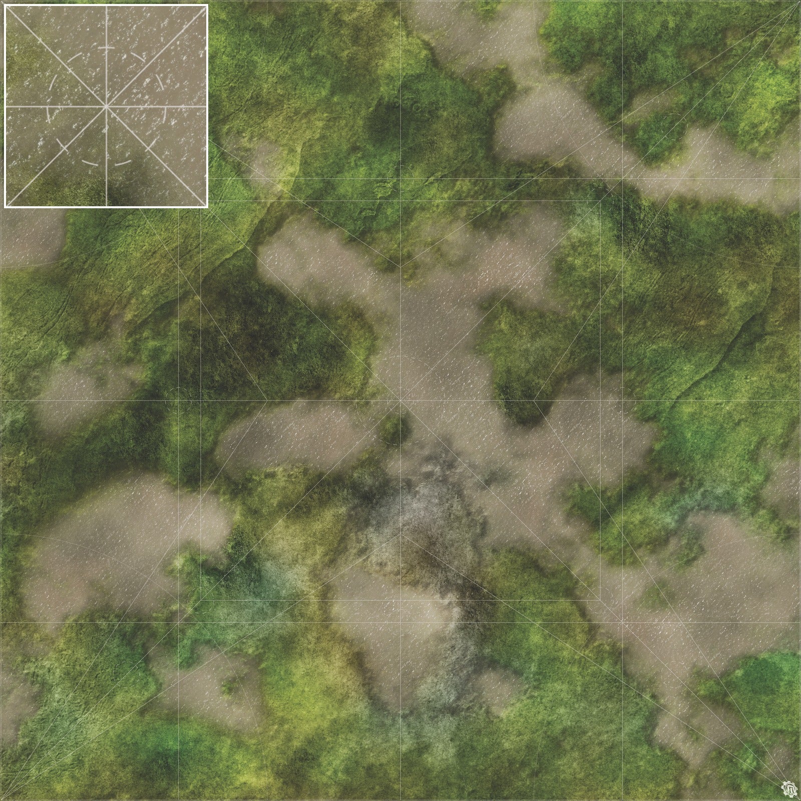 Mats by Mars: Bayou Country Tabletop Wargaming Play Mat