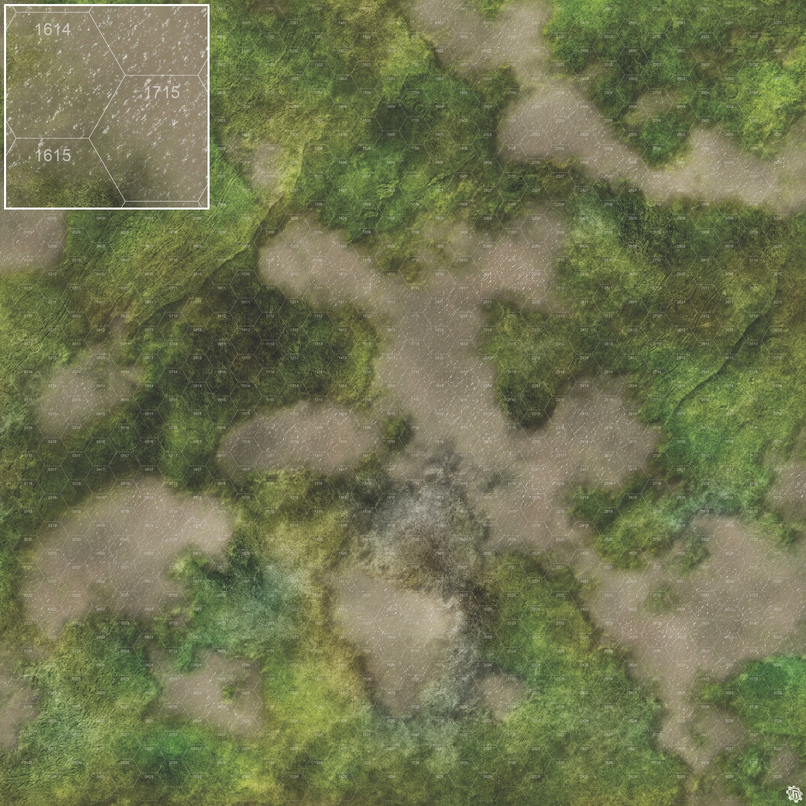 Mats by Mars: Bayou Country Tabletop Wargaming Play Mat