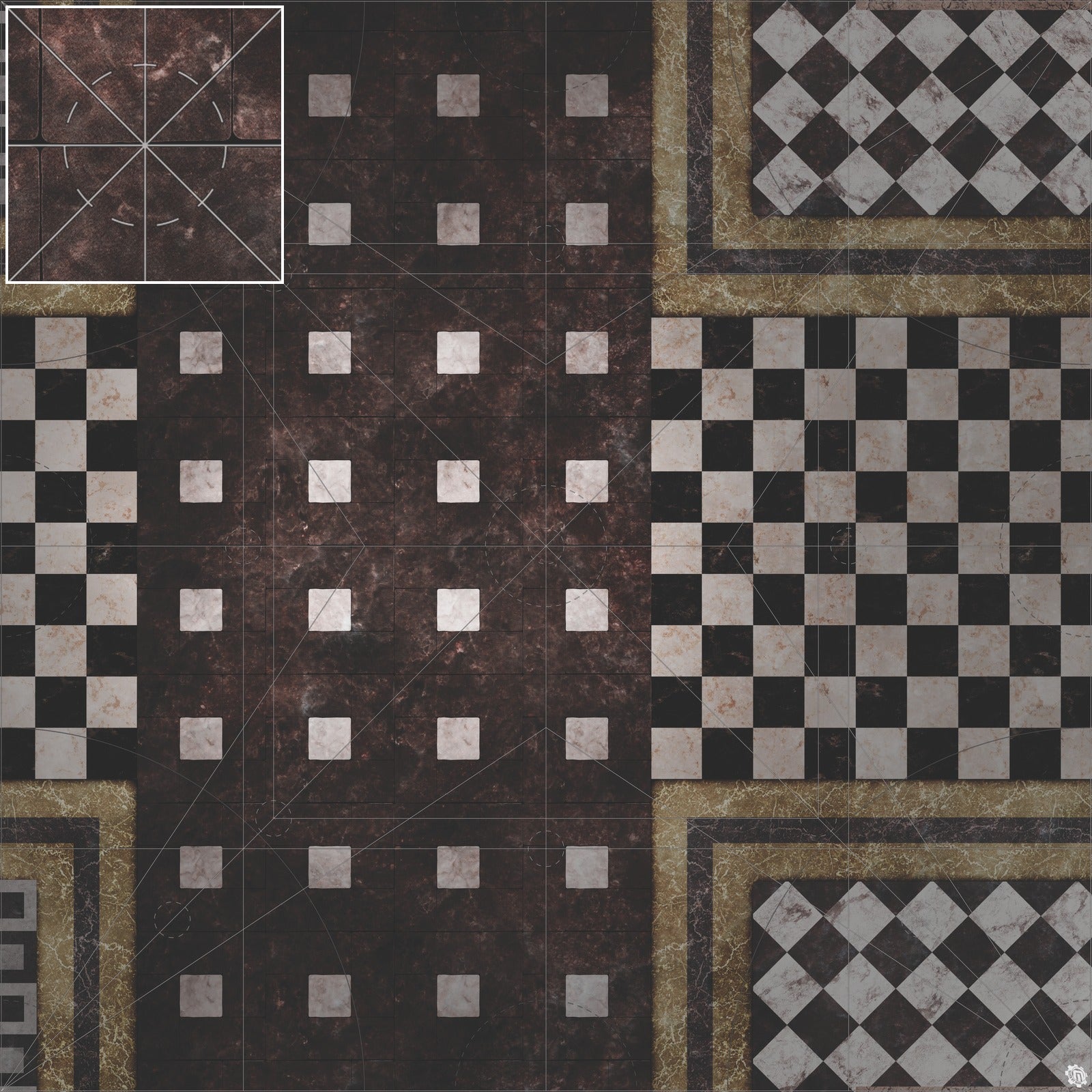 Mats by Mars: Manor Hall Tabletop Wargaming Play Mat