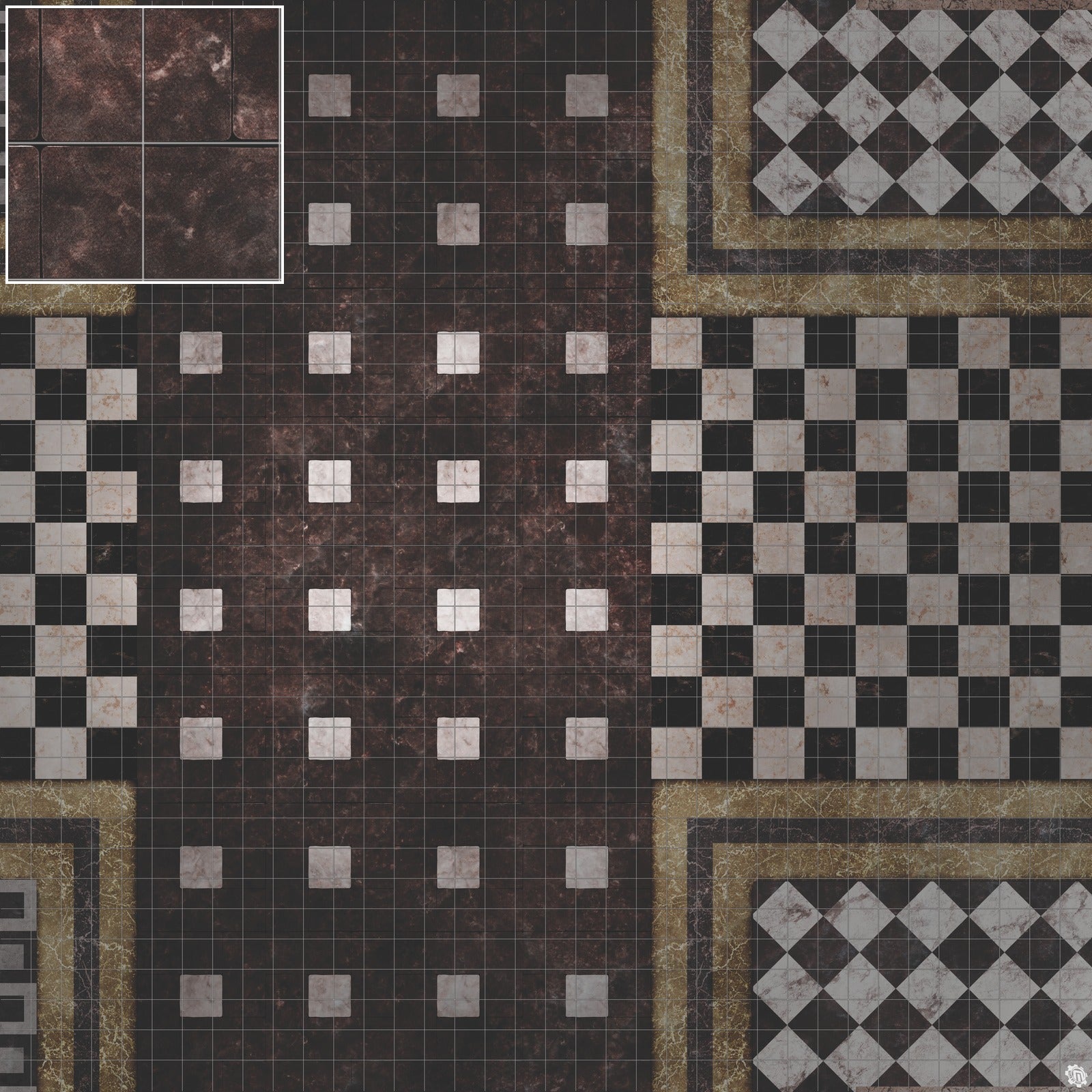 Mats by Mars: Manor Hall Tabletop Wargaming Play Mat
