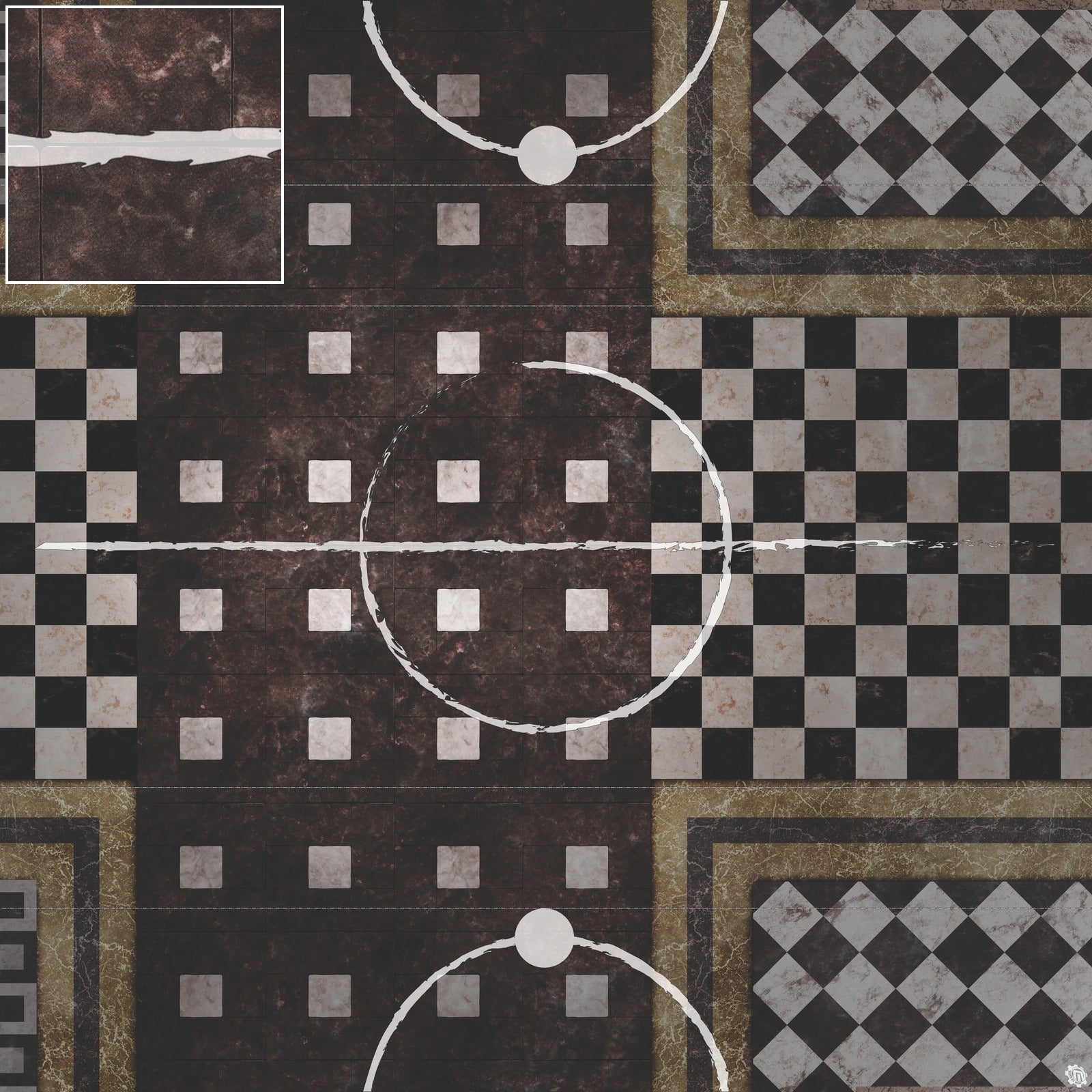 Mats by Mars: Manor Hall Tabletop Wargaming Play Mat