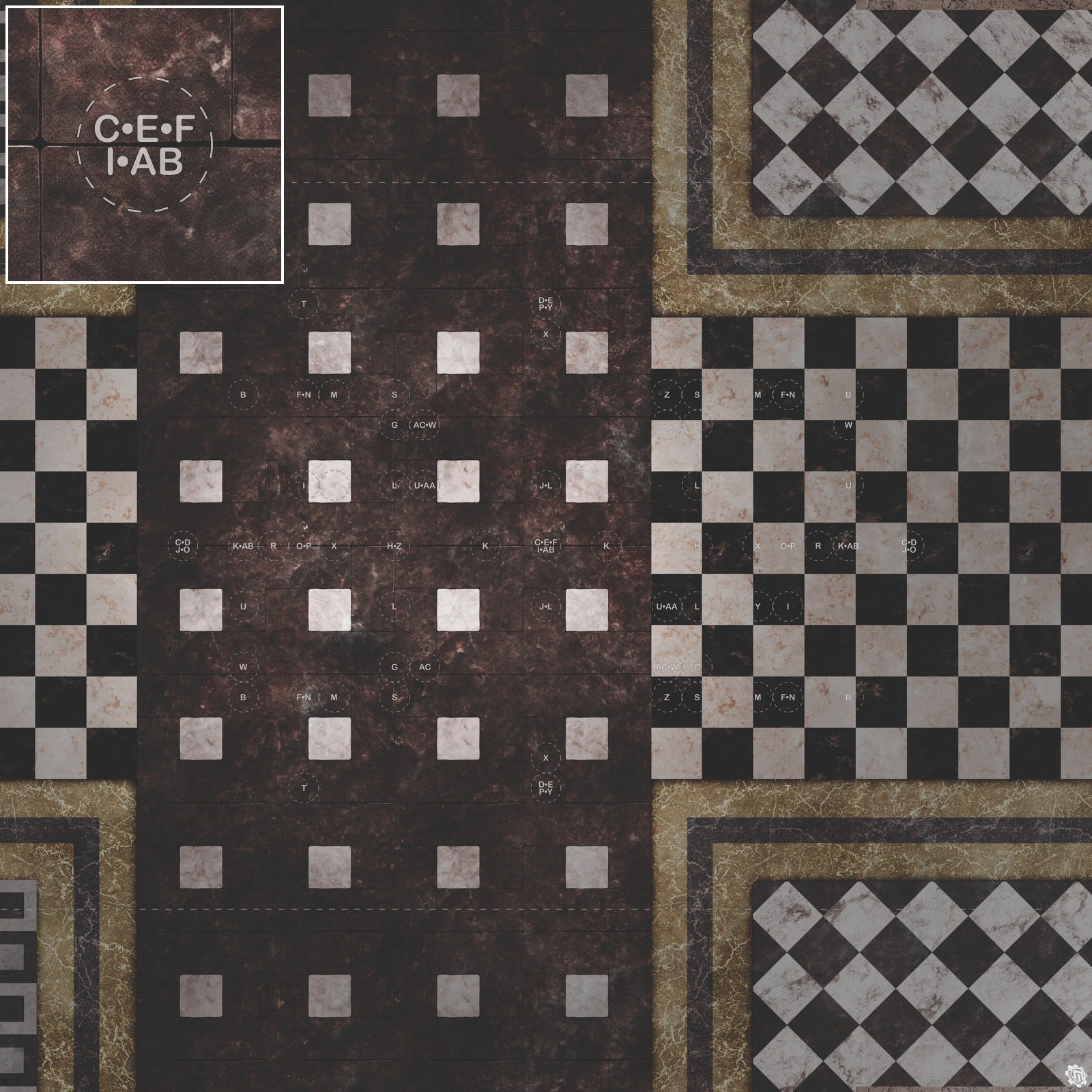 Mats by Mars: Manor Hall Tabletop Wargaming Play Mat