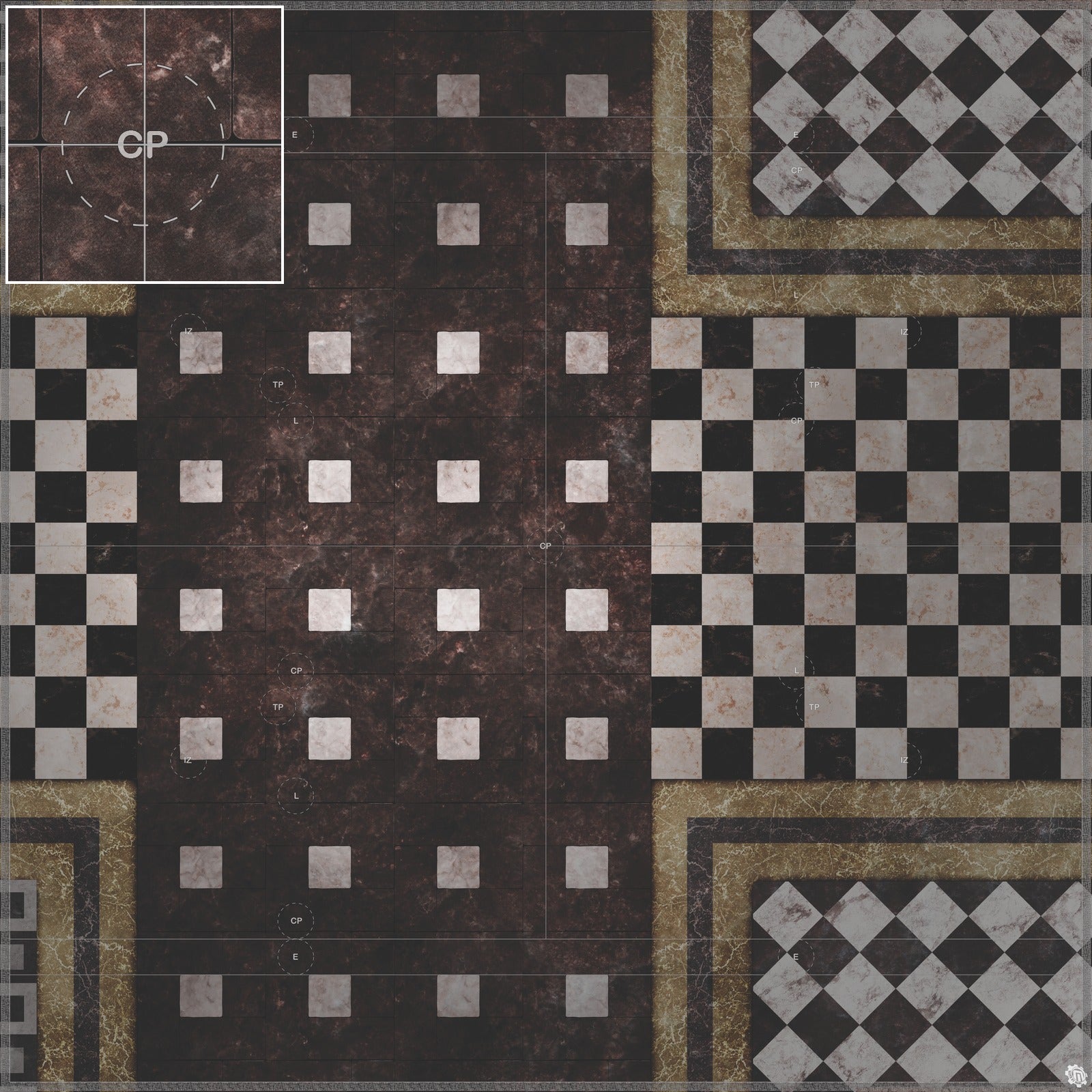 Mats by Mars: Manor Hall Tabletop Wargaming Play Mat