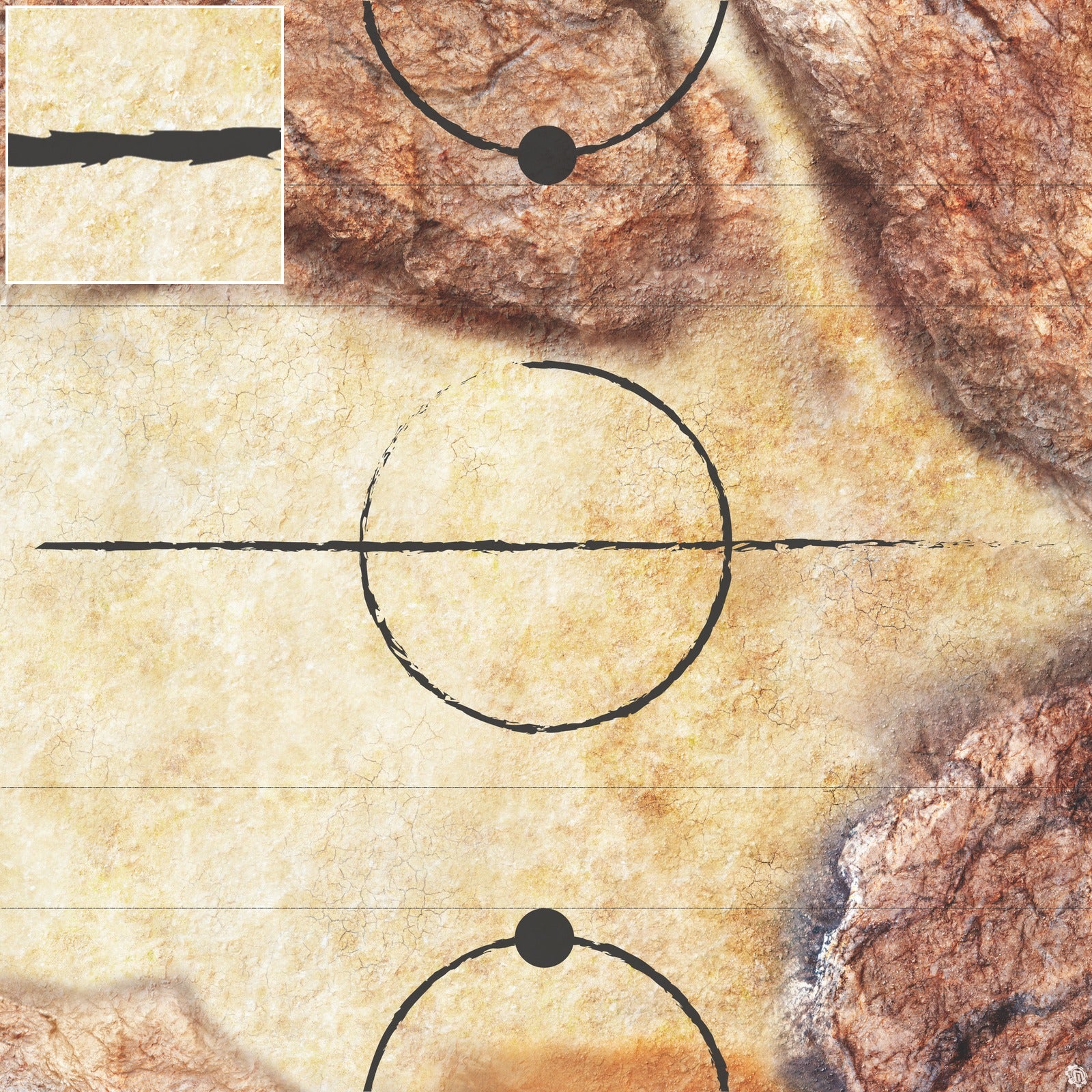 Mats by Mars: Desert Canyon Tabletop Wargaming Play Mat