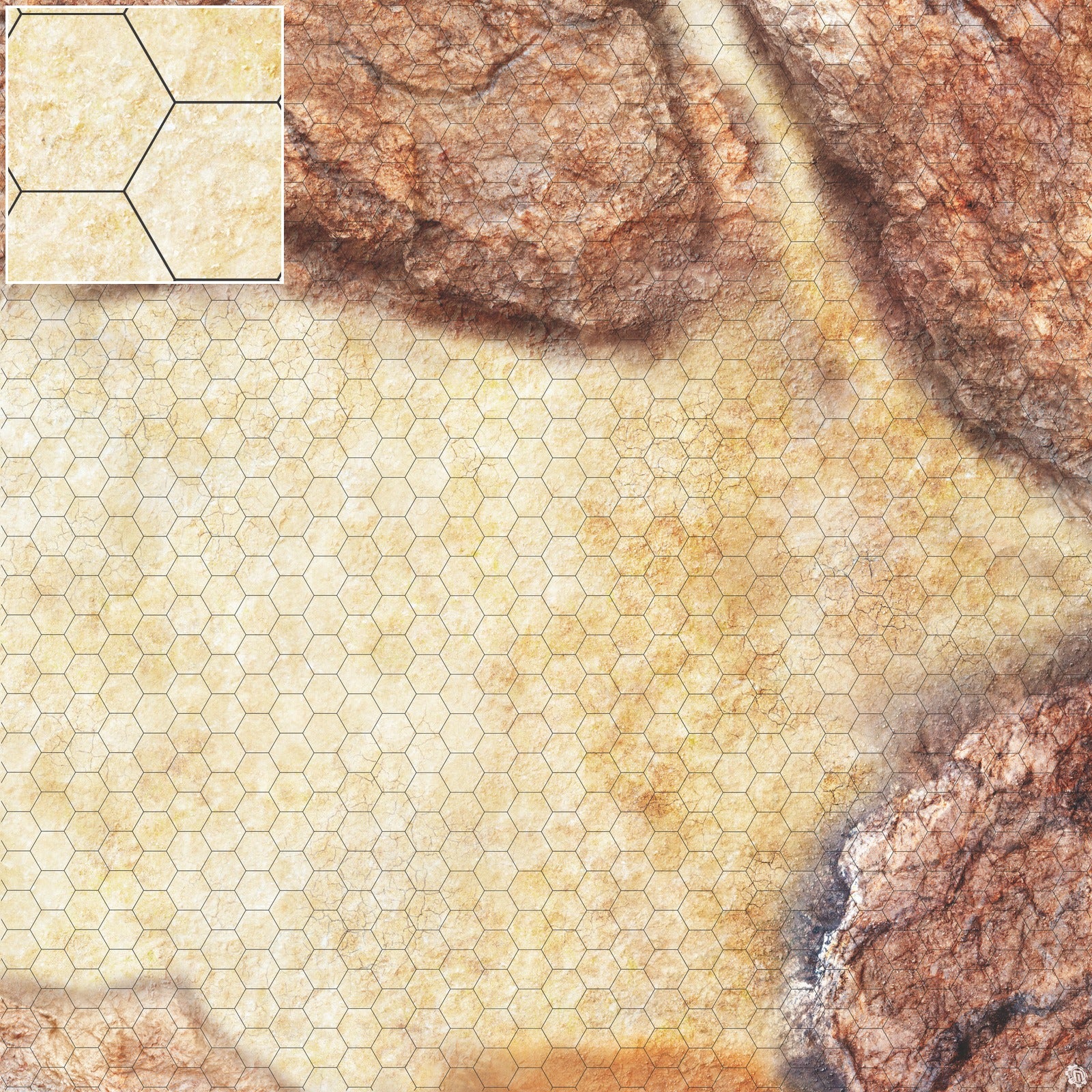 Mats by Mars: Desert Canyon Tabletop Wargaming Play Mat