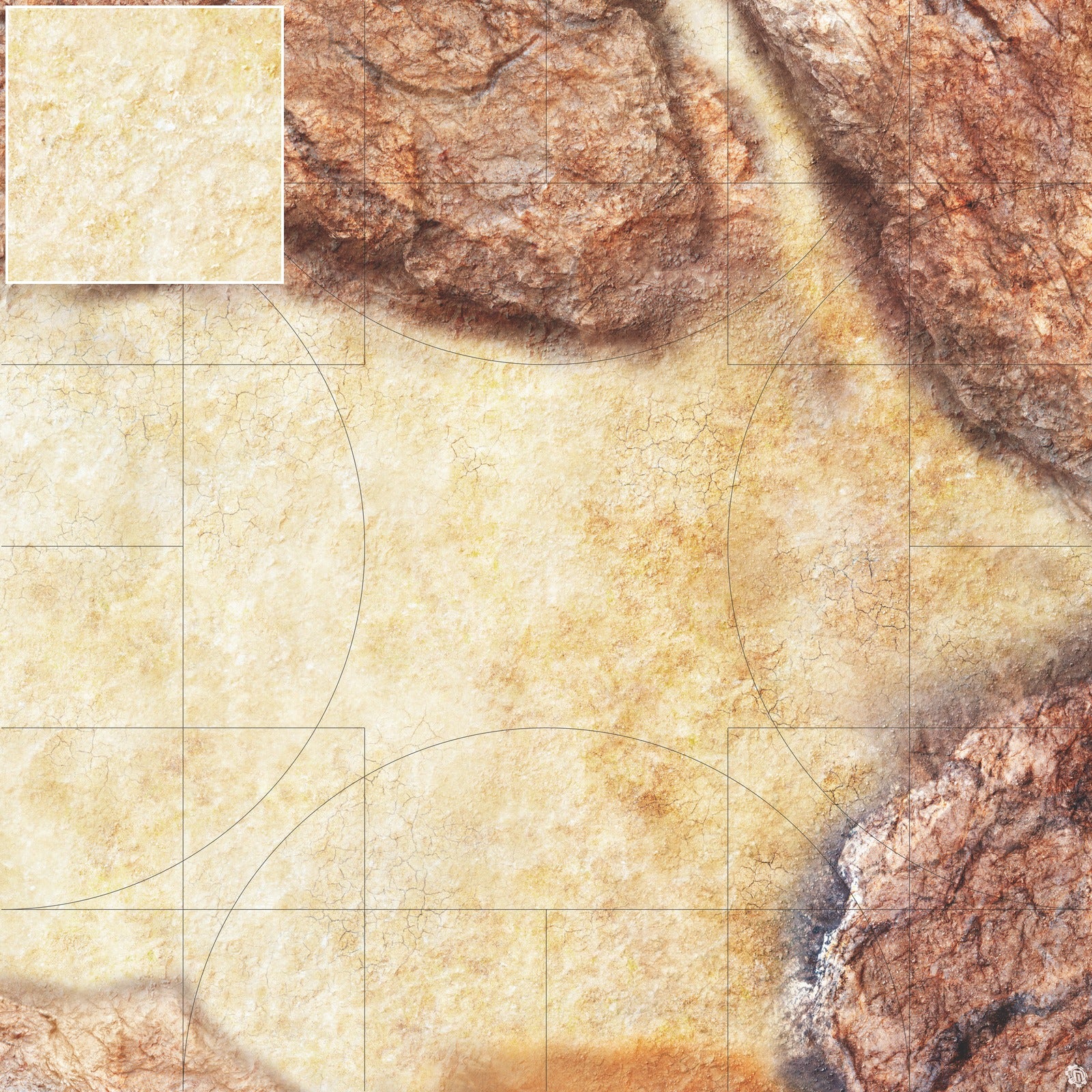 Mats by Mars: Desert Canyon Tabletop Wargaming Play Mat