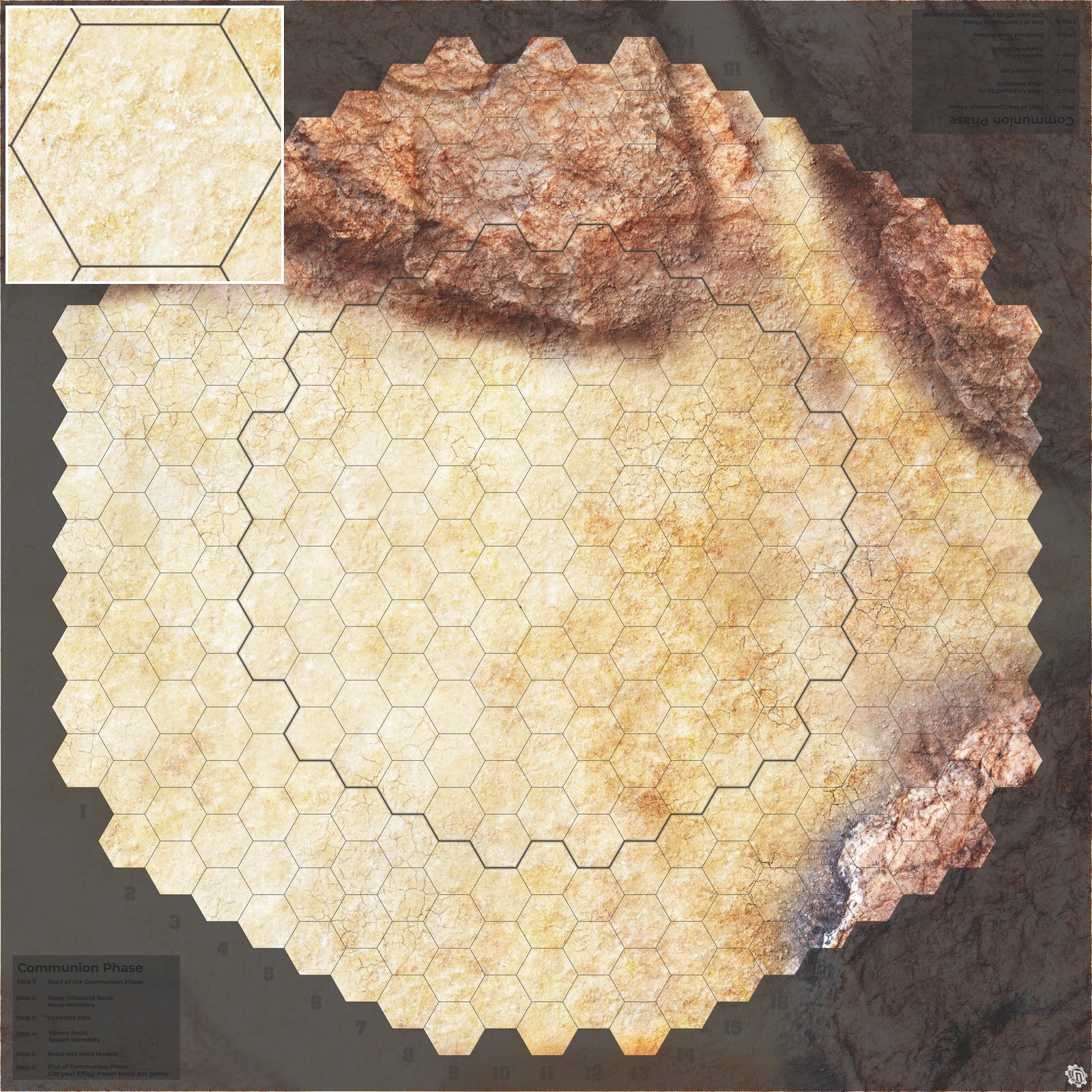 Mats by Mars: Desert Canyon Tabletop Wargaming Play Mat