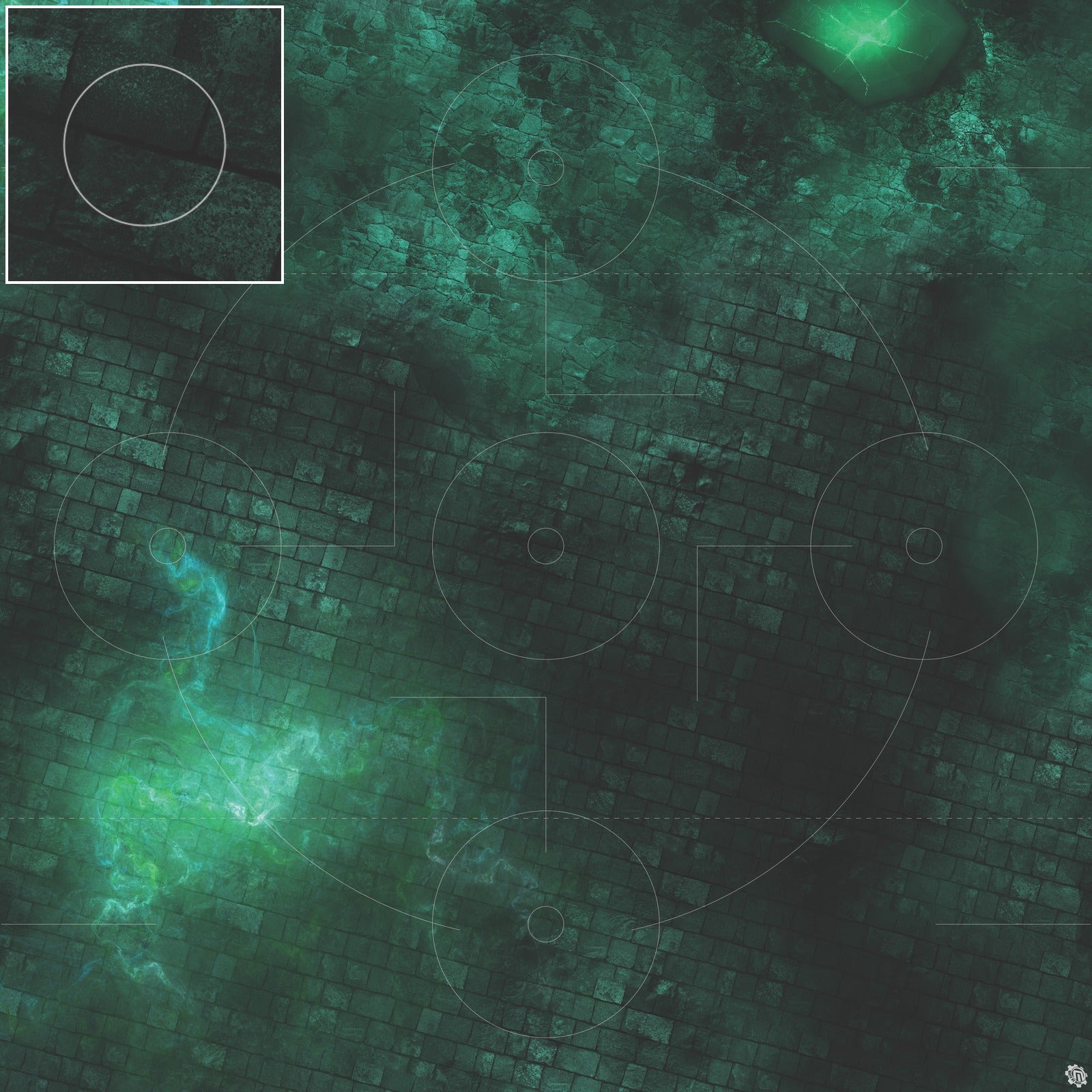 Mats by Mars: Noxious Sewer Tabletop Wargaming Play Mat