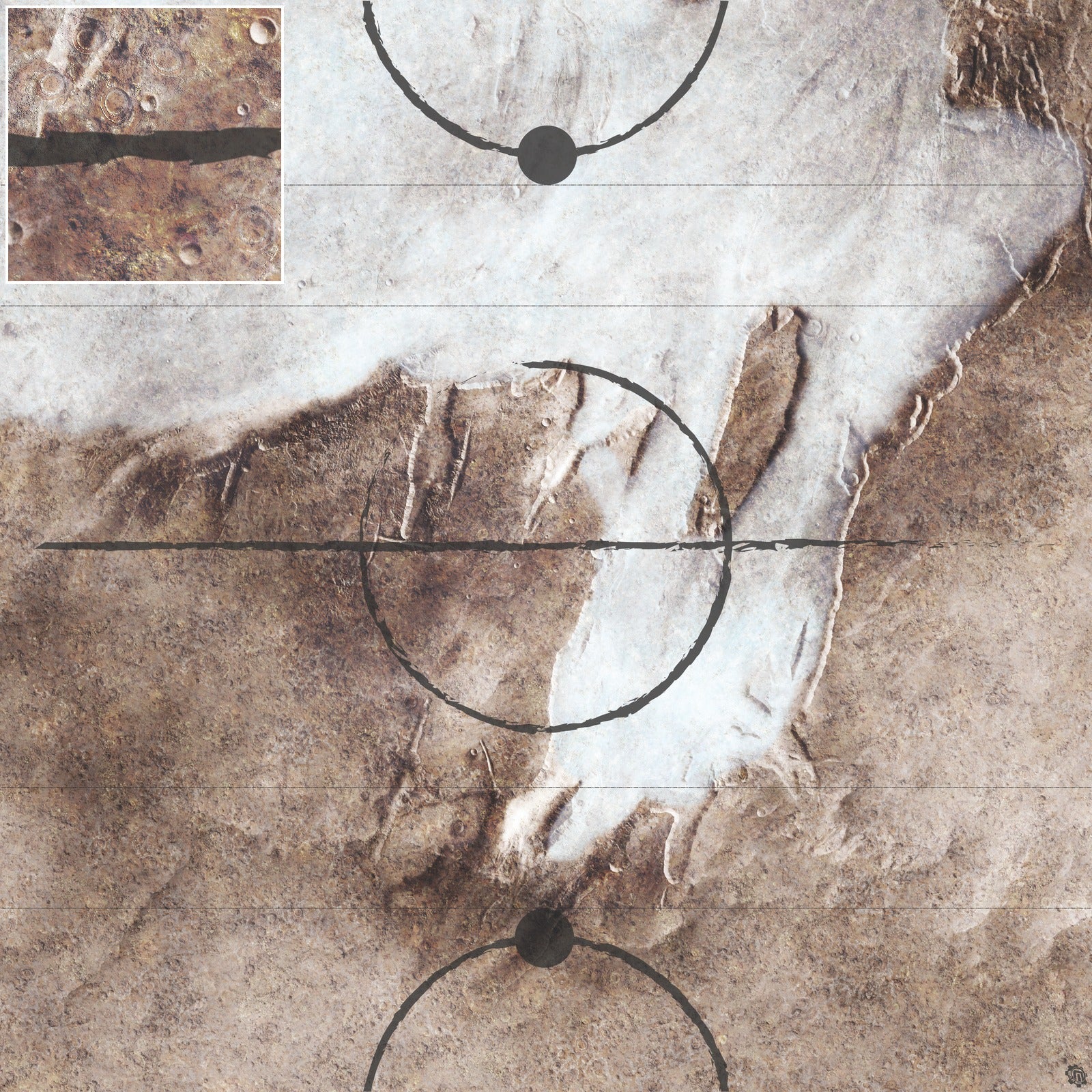 Mats by Mars: Bleached Bone Gulch Tabletop Wargaming Play Mat