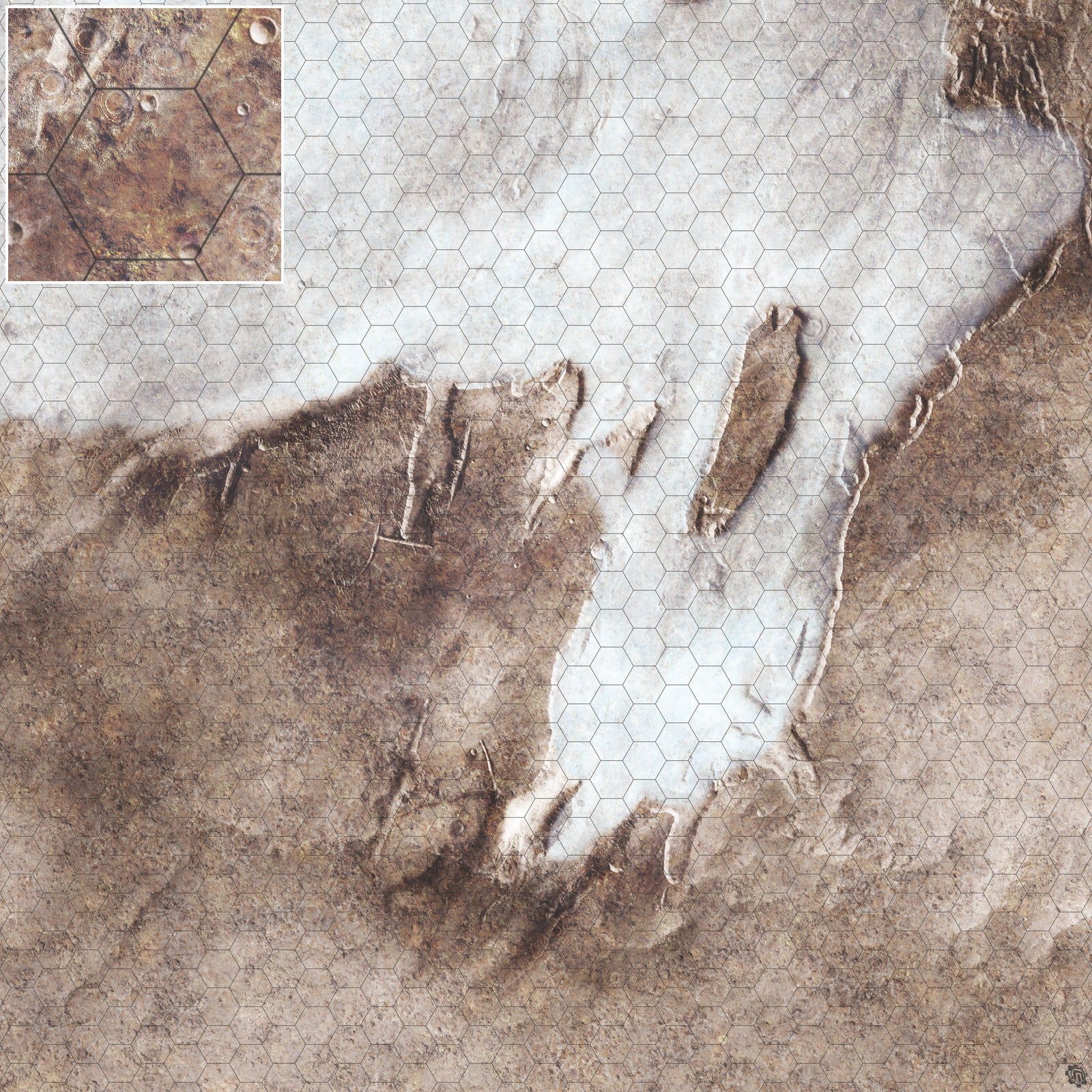 Mats by Mars: Bleached Bone Gulch Tabletop Wargaming Play Mat