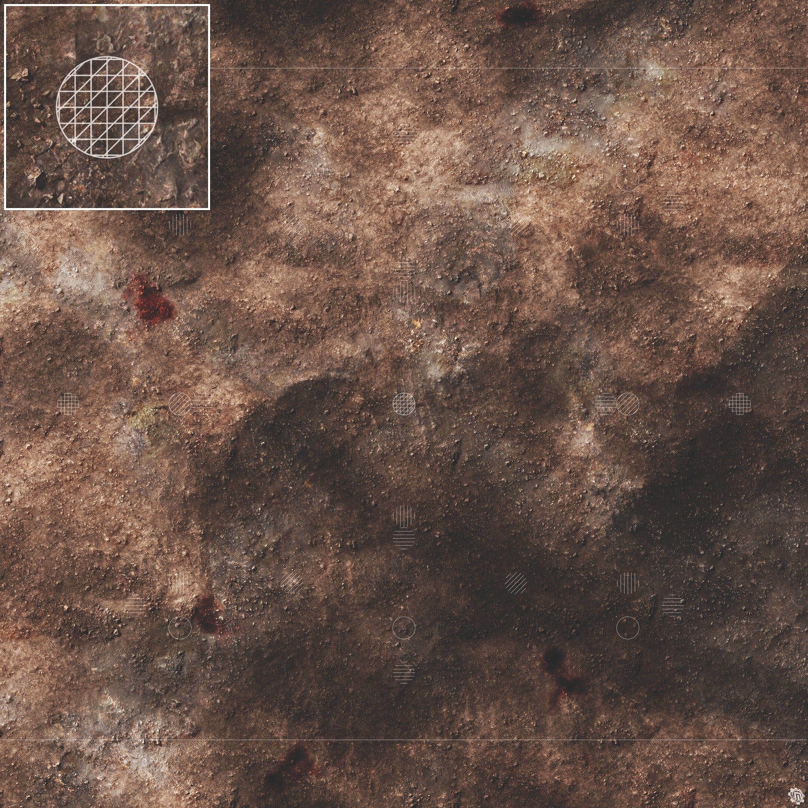 Mats by Mars: Trench Assault Tabletop Wargaming Play Mat