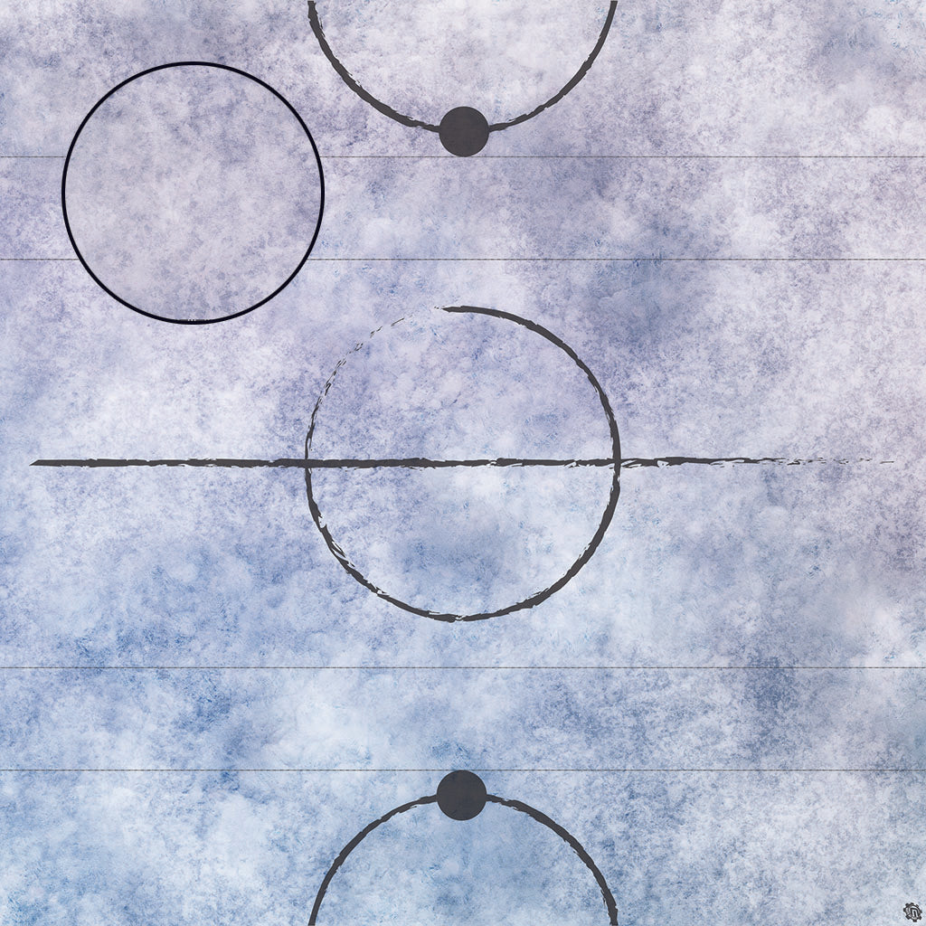 Mats by Mars: Glacial Plain Tabletop Wargaming Play Mat