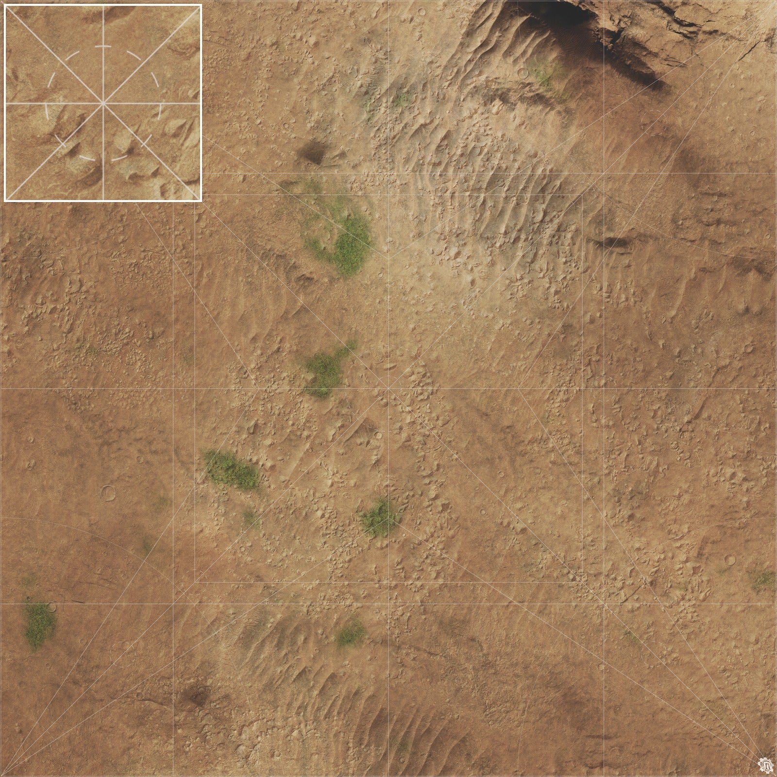 Mats by Mars: Blistering Expanse Wargaming Play Mat