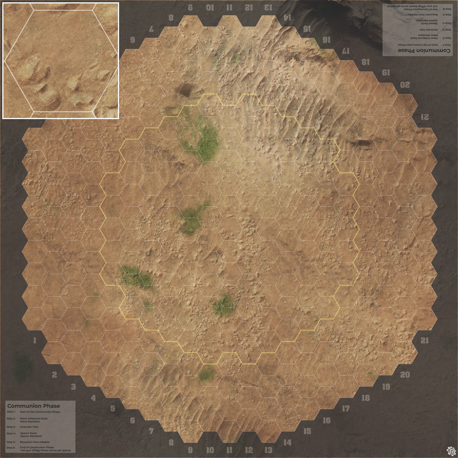 Mats by Mars: Blistering Expanse Wargaming Play Mat