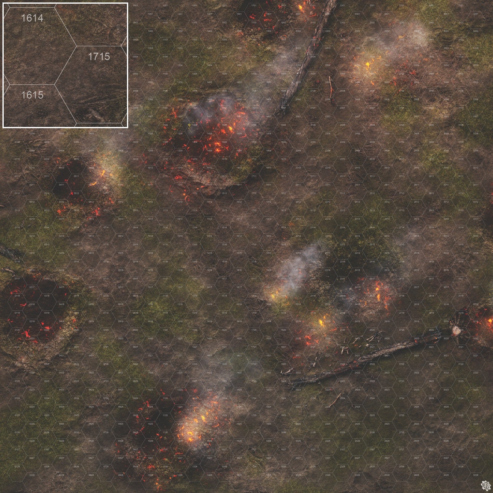 Mats by Mars: Mortar Combat Wargaming Play Mat