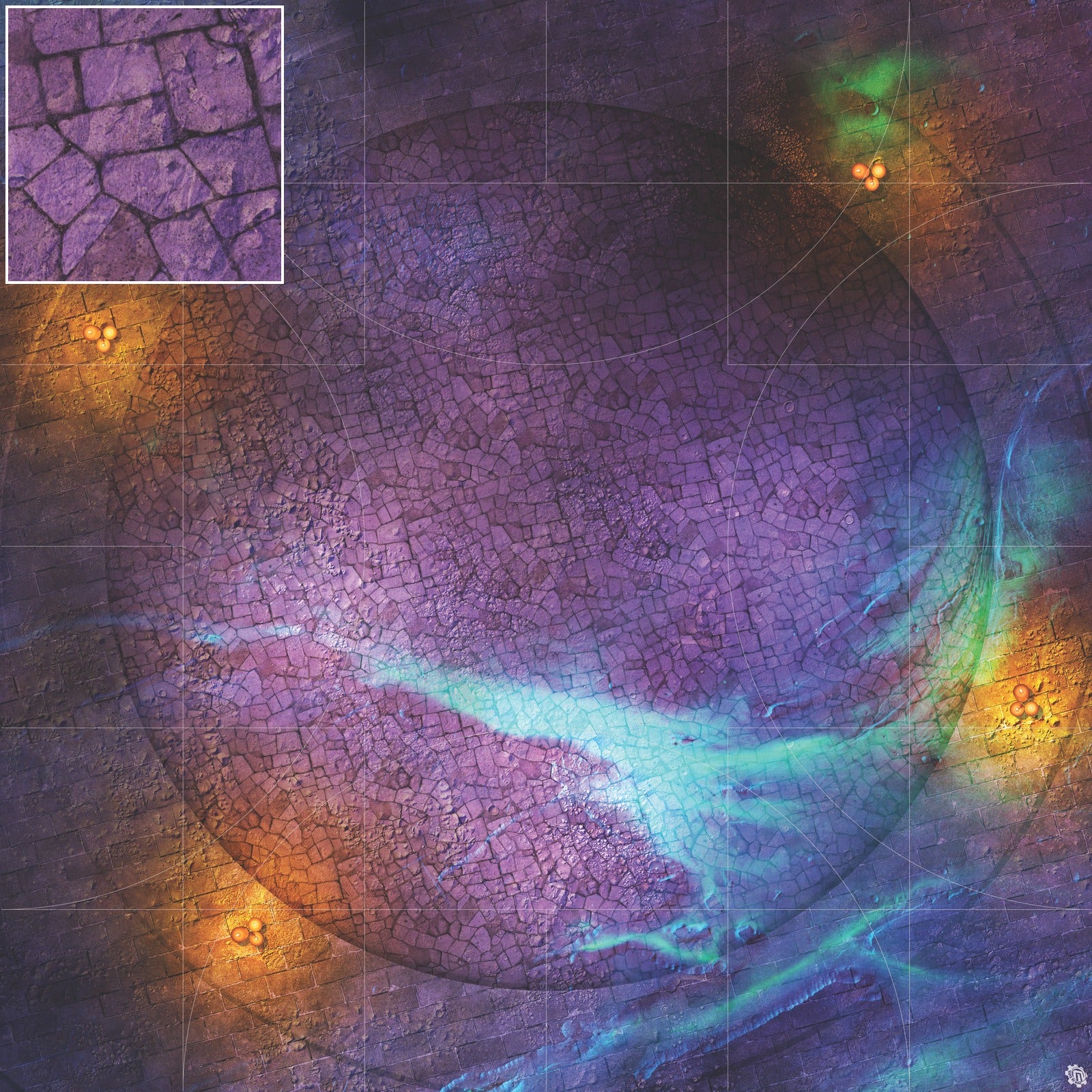 Mats by Mars: Witchlight Warding Wargaming Play Mat