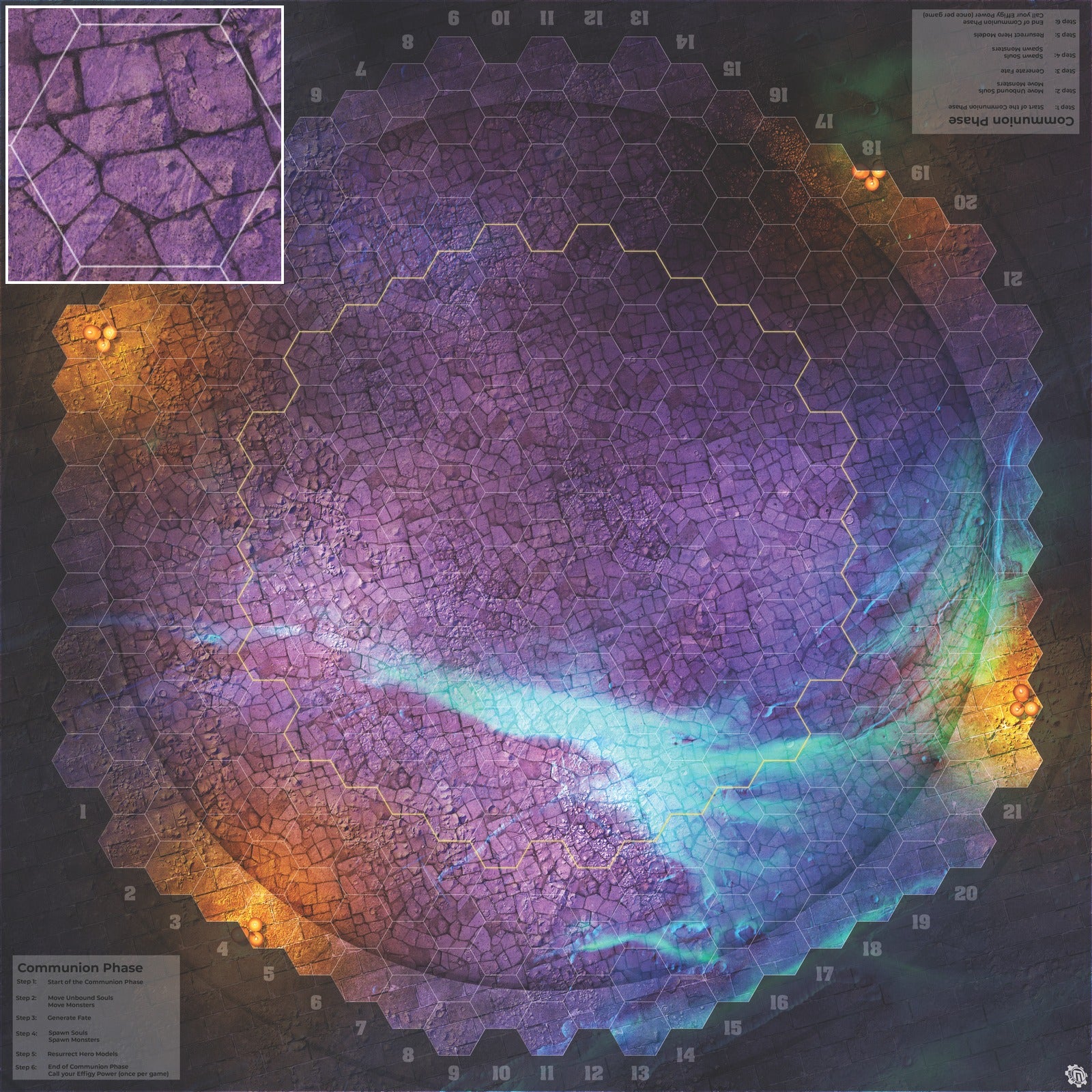 Mats by Mars: Witchlight Warding Wargaming Play Mat