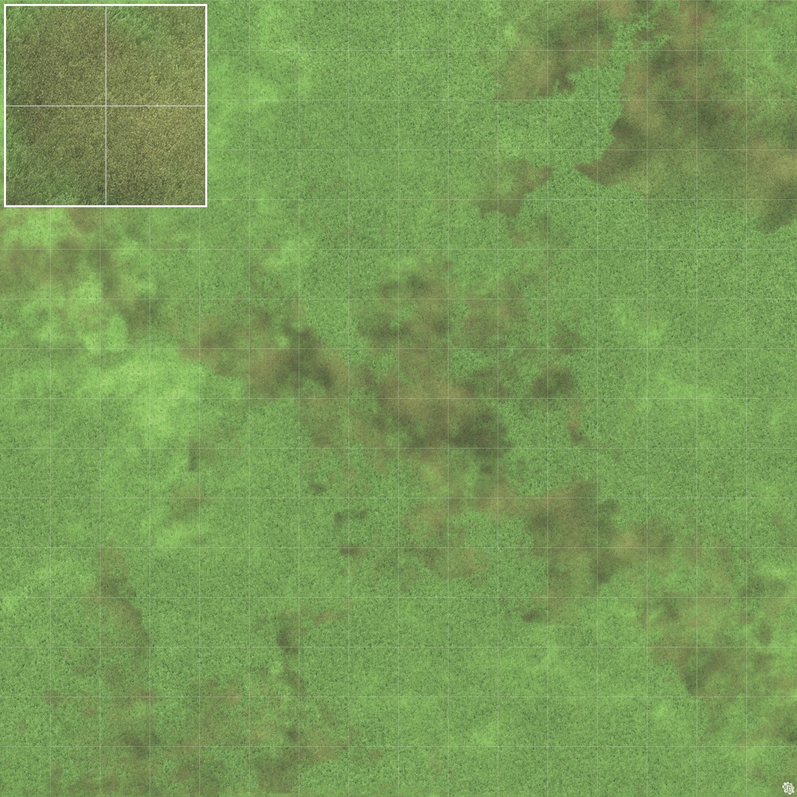Mats by Mars: Verdant Fields Tabletop Wargaming Play Mat