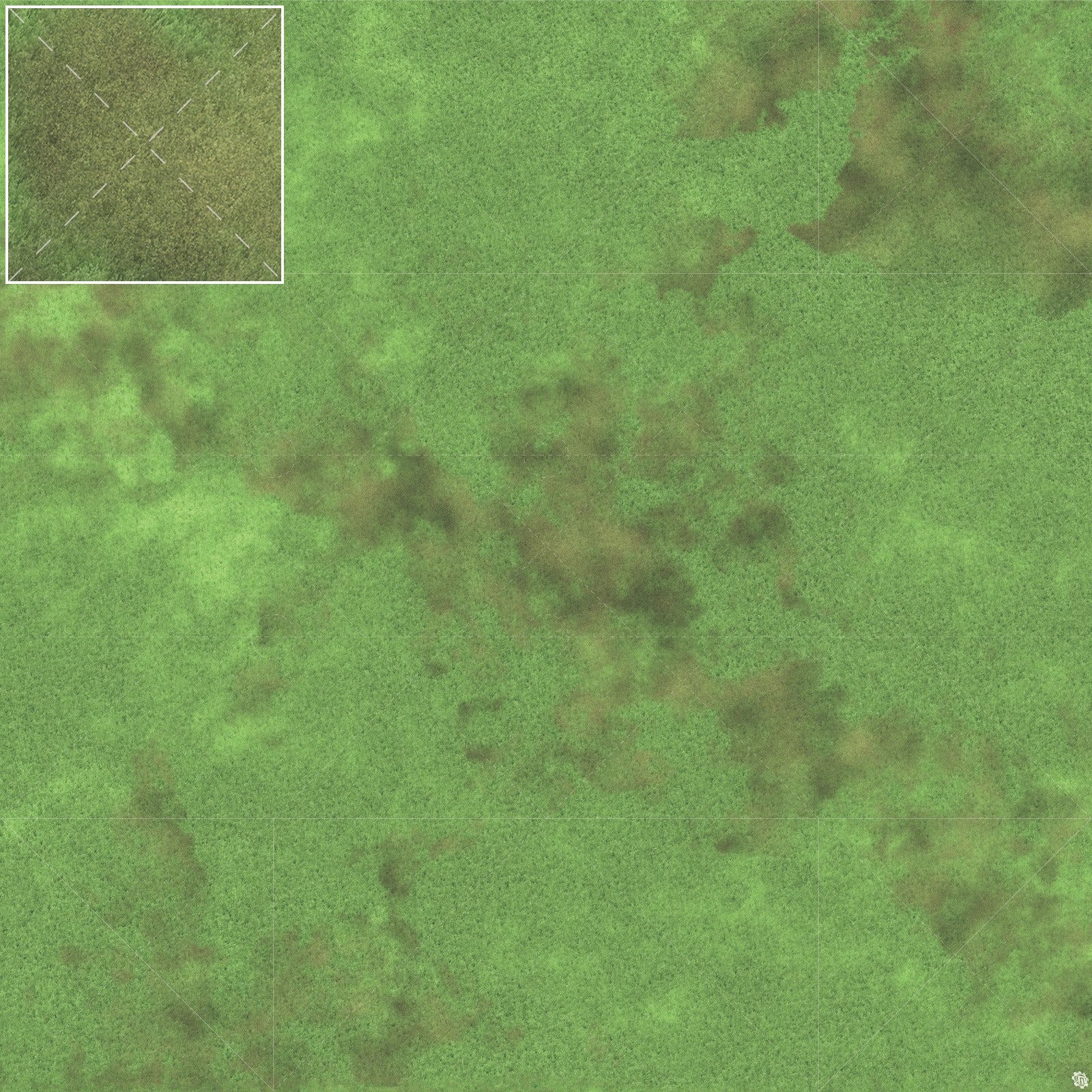 Mats by Mars: Verdant Fields Tabletop Wargaming Play Mat