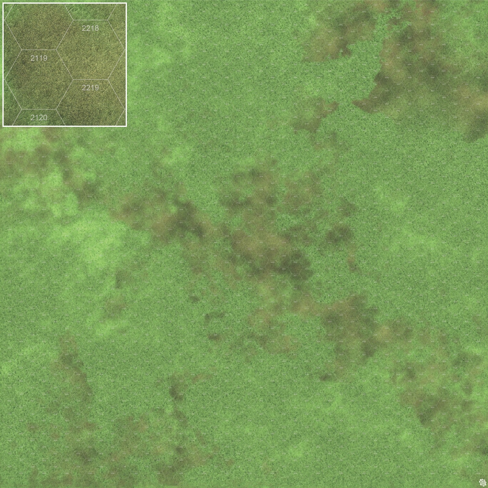Mats by Mars: Verdant Fields Tabletop Wargaming Play Mat