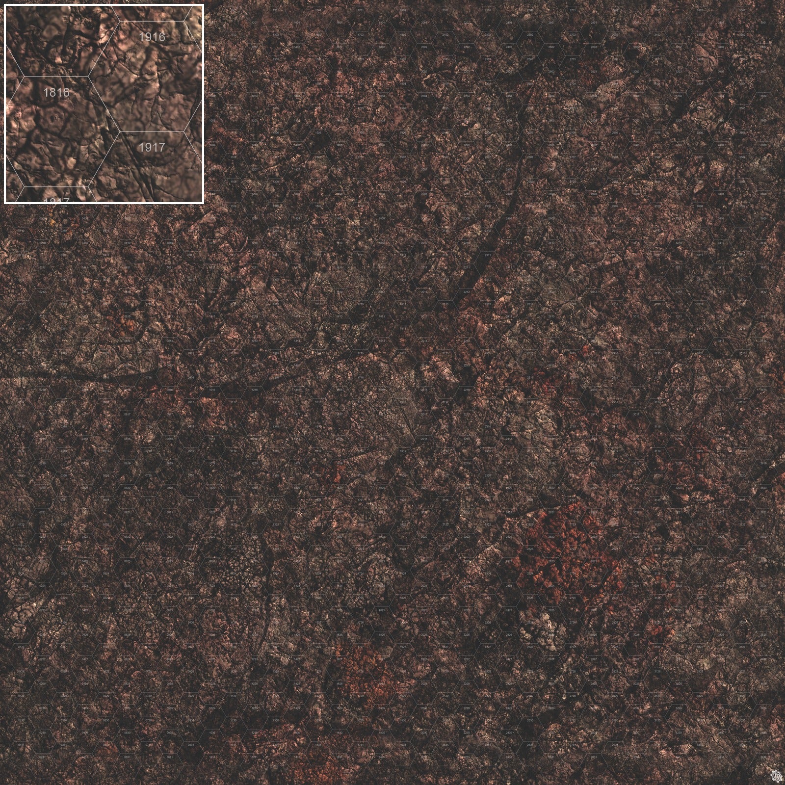Mats by Mars: Shattered Soil Tabletop Wargaming Play Mat