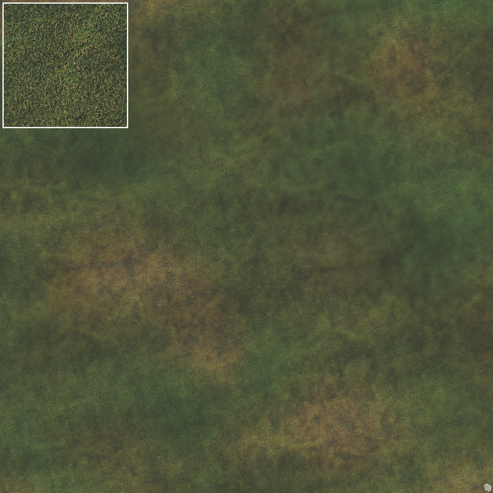 Mats by Mars: Green Meadow Tabletop Wargaming Play Mat
