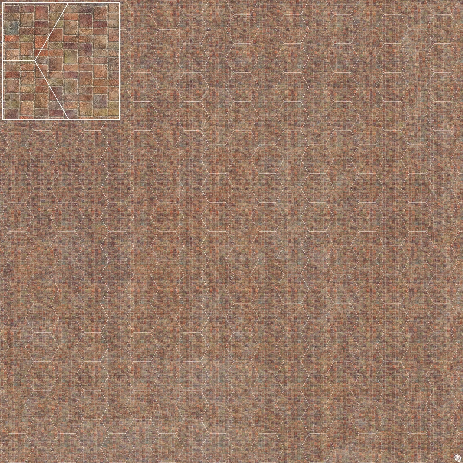 Mats by Mars: Sett in Stone (Red) Tabletop Wargaming Play Mat