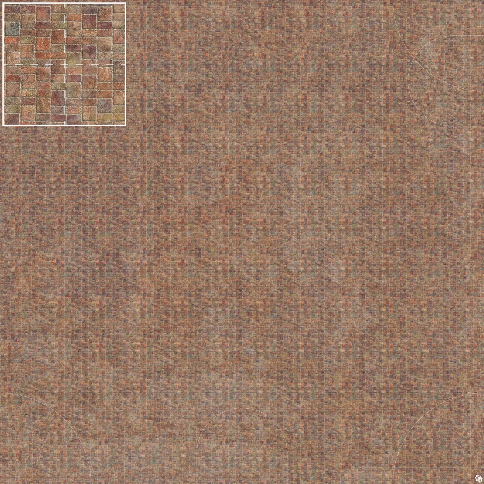 Mats by Mars: Sett in Stone (Red) Tabletop Wargaming Play Mat